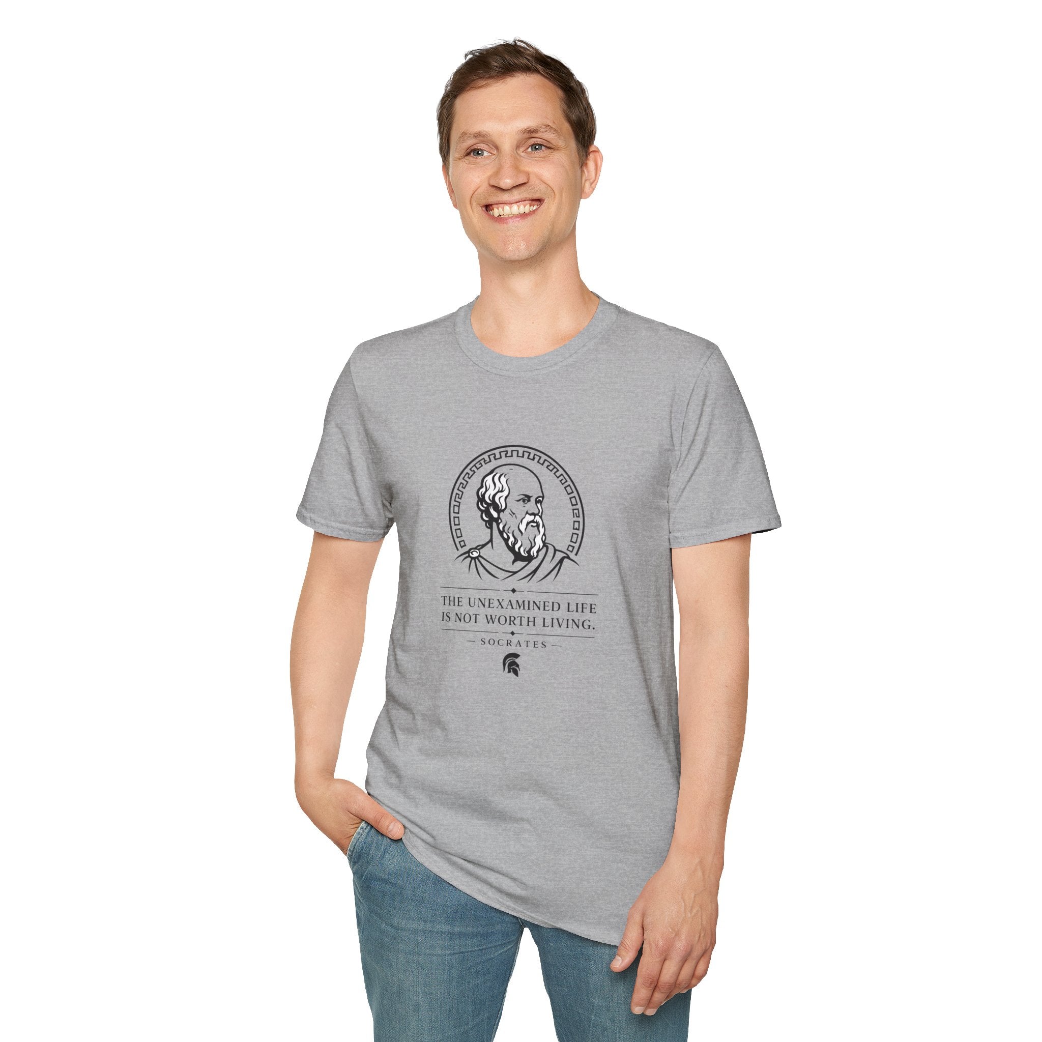 “The Unexamined Life Is Not Worth Living” Classic Socrates Tee