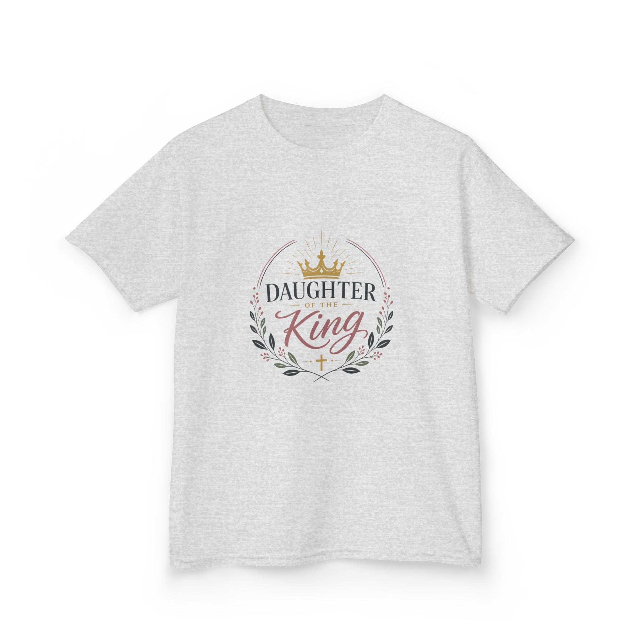 "Daughter of the King" Graphic Christian T‑Shirt for Girls