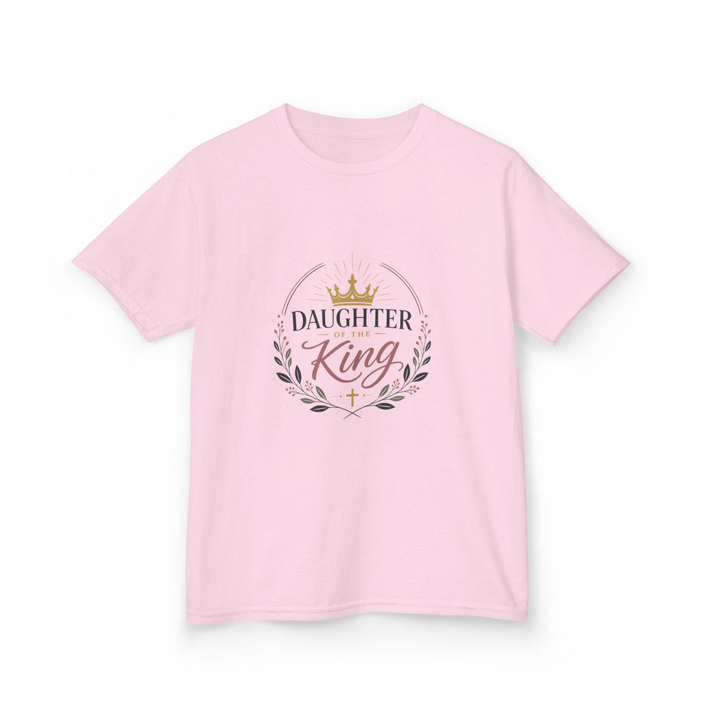 "Daughter of the King" Graphic Christian T‑Shirt for Girls