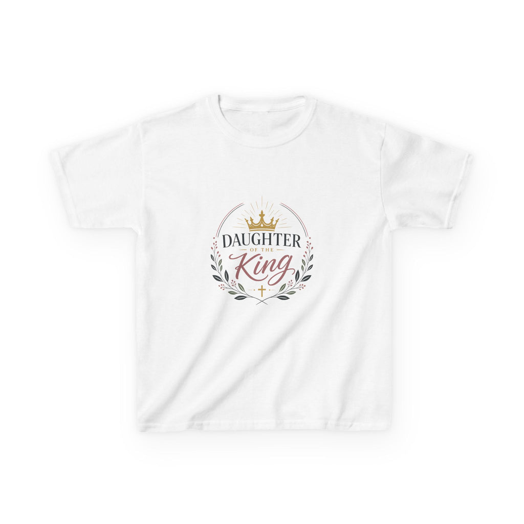 "Daughter of the King" Graphic Christian T‑Shirt for Girls