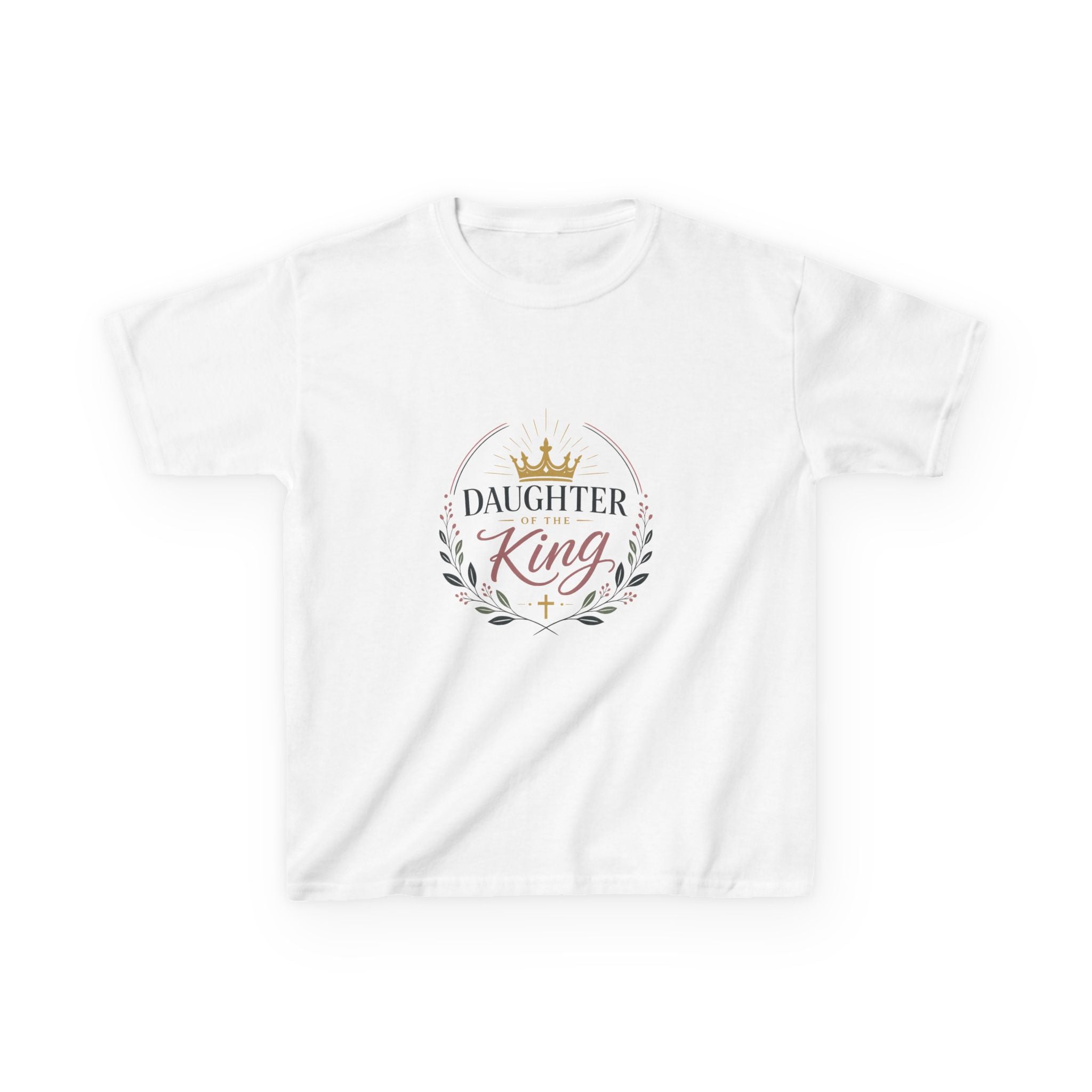 "Daughter of the King" Graphic Christian T‑Shirt for Girls