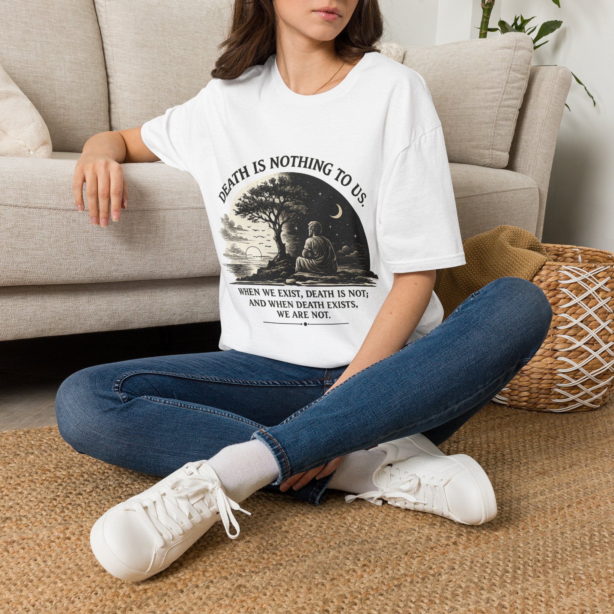 "Death Is Nothing to Us" Inspirational Memorial Tee