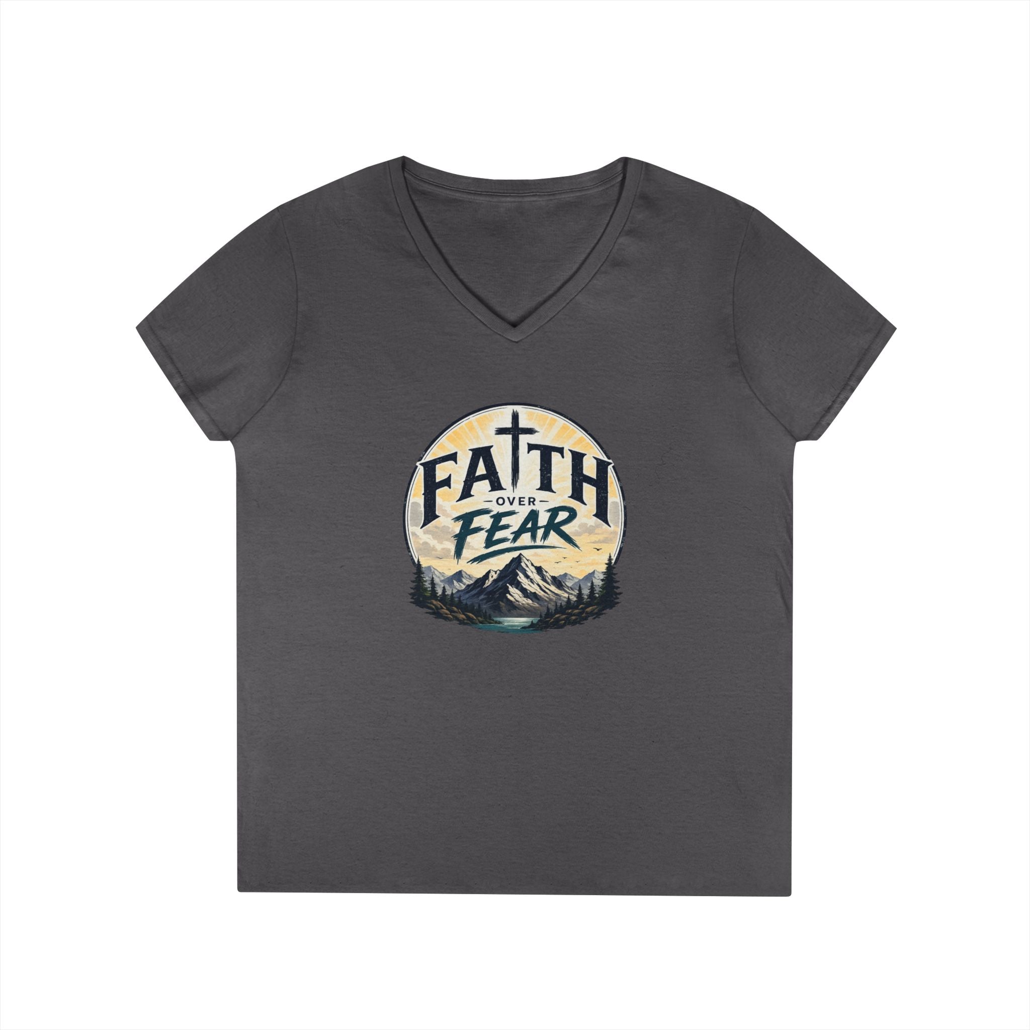Faith Over Fear V-Neck Tee
