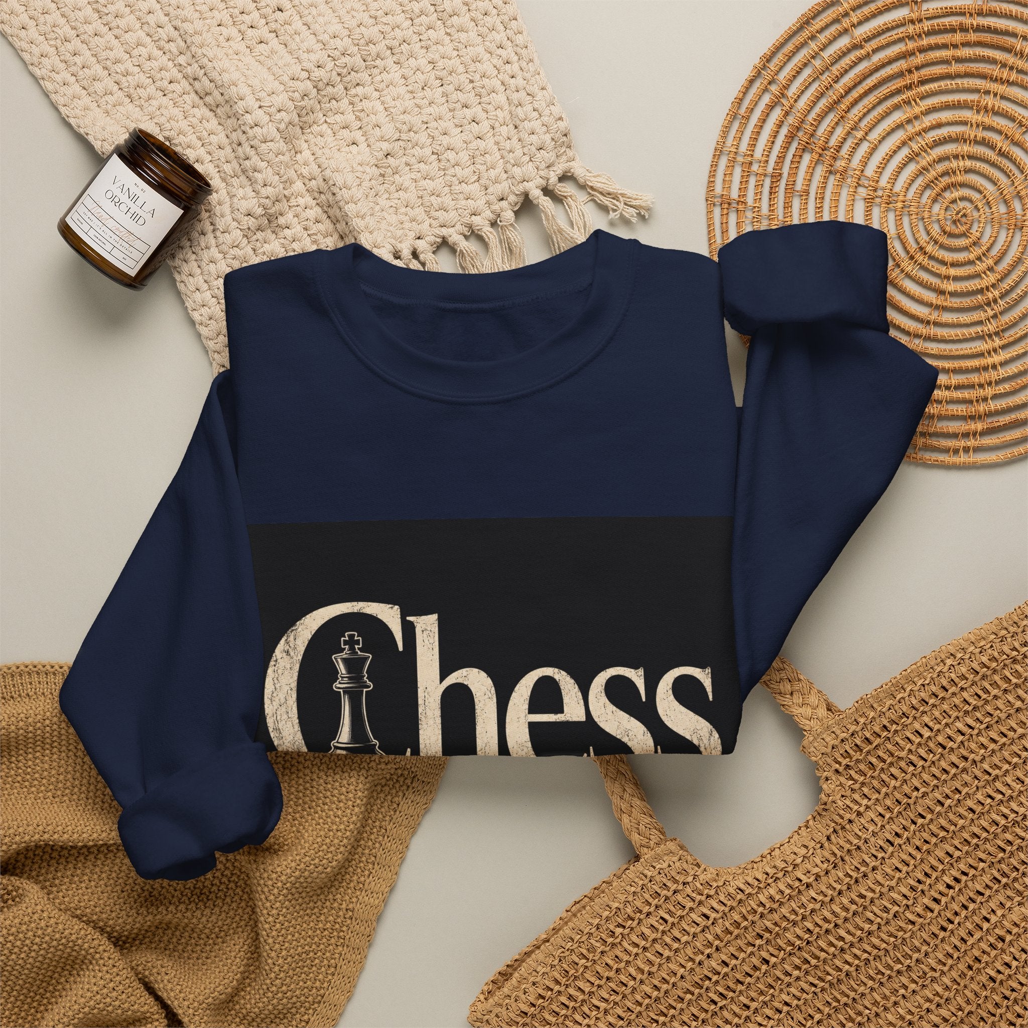 Chess Crewneck Sweatshirt – ‘He didn't lose the crown, he decided to give it up’