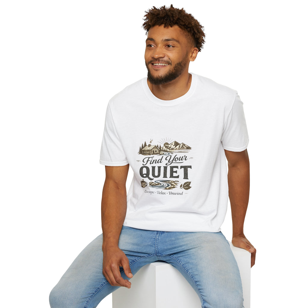 Find Your Quiet Mountain Cabin T‑Shirt