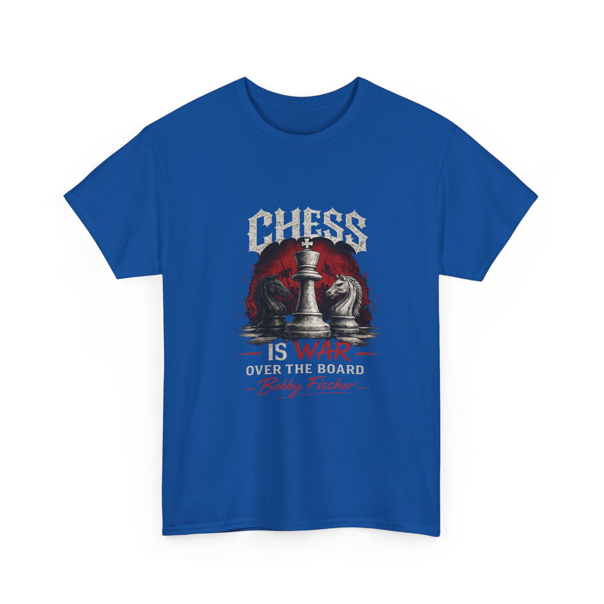 "Chess Is War Over the Board" Bobby Fischer Graphic Tee