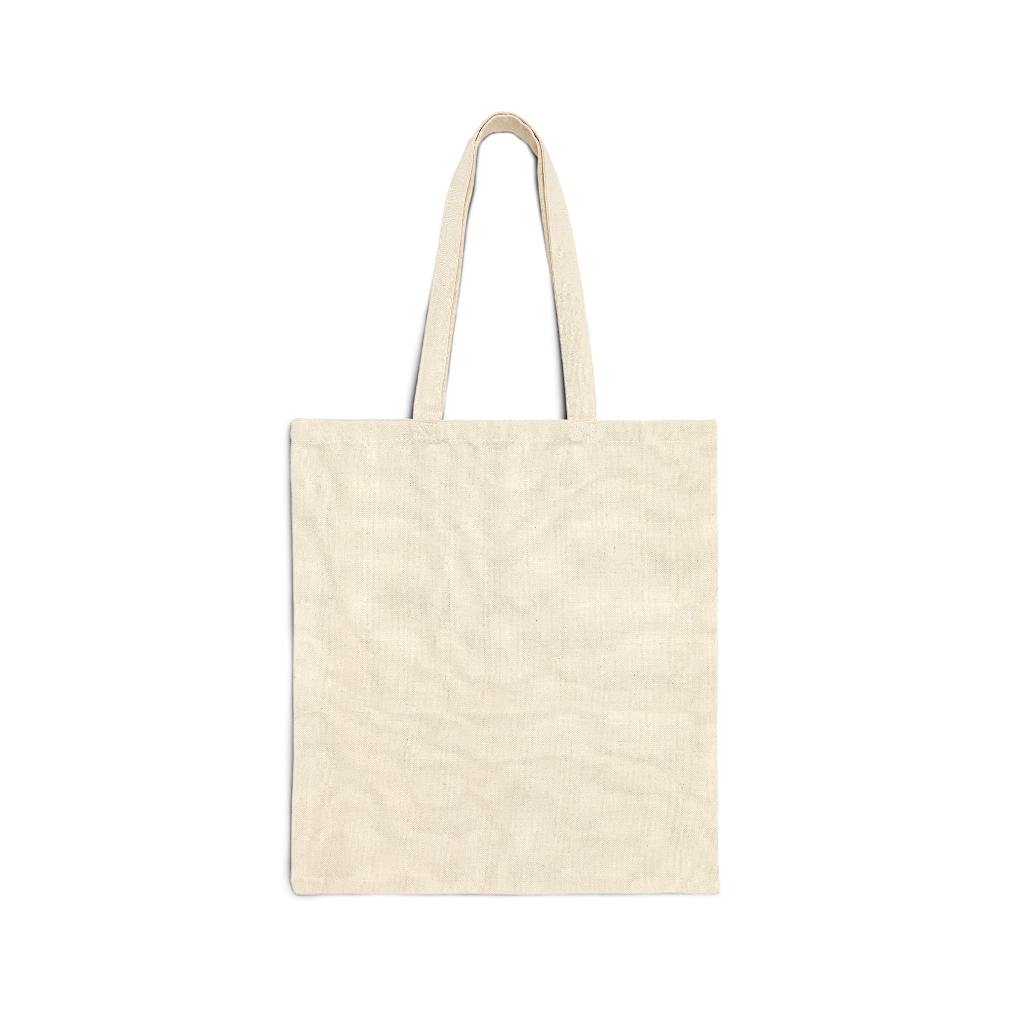 Ghost Riders Canvas Tote Bag — Motorcycle Skull Flame Graphic Cotton Tote