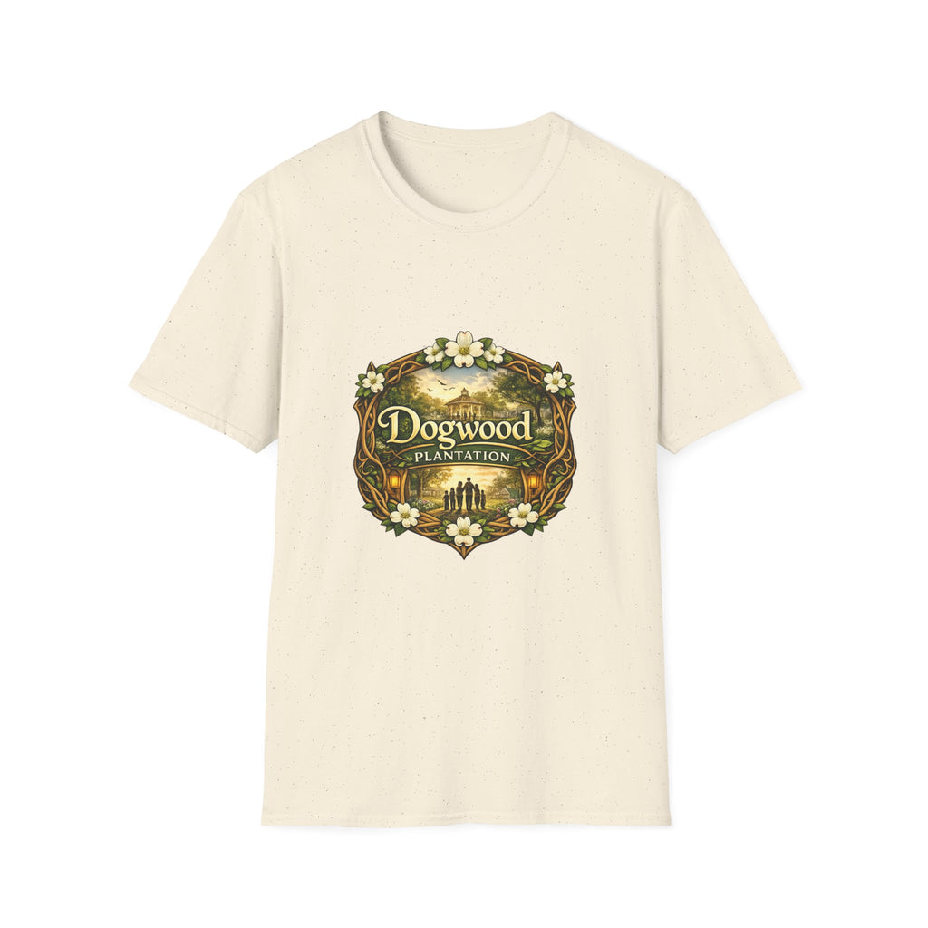 Dogwood Plantation T‑Shirt — Vintage Floral Southern Estate Tee