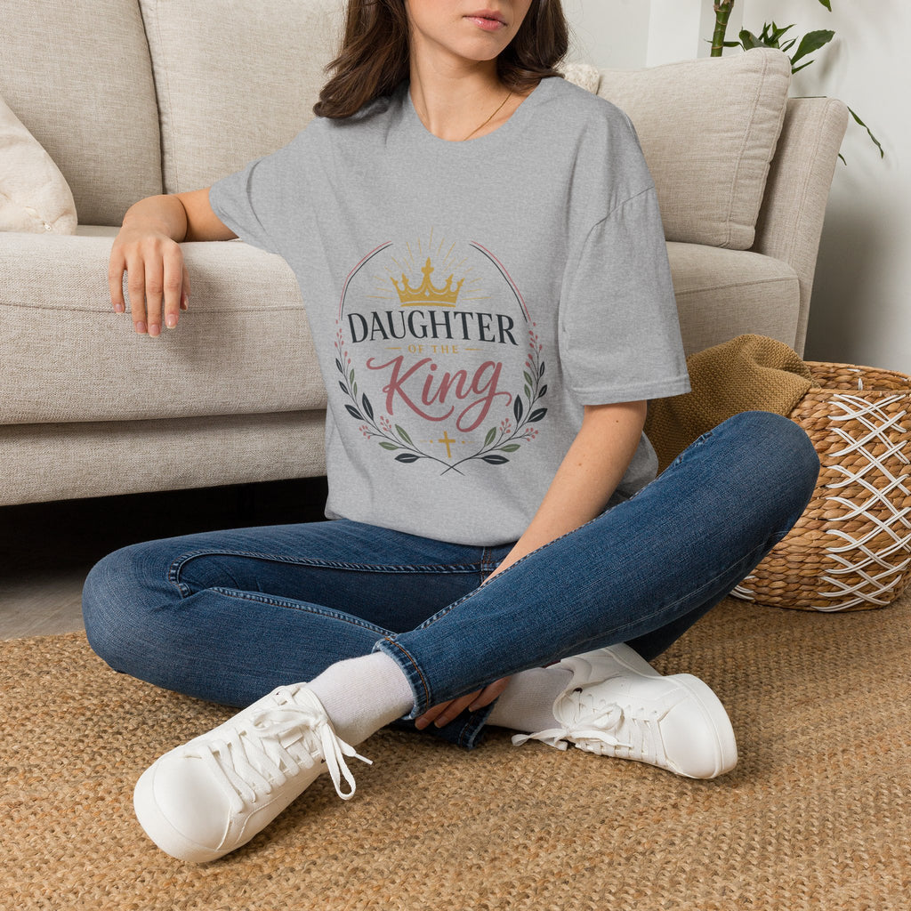 Daughter of the King T-Shirt — Christian Crown Faith Tee