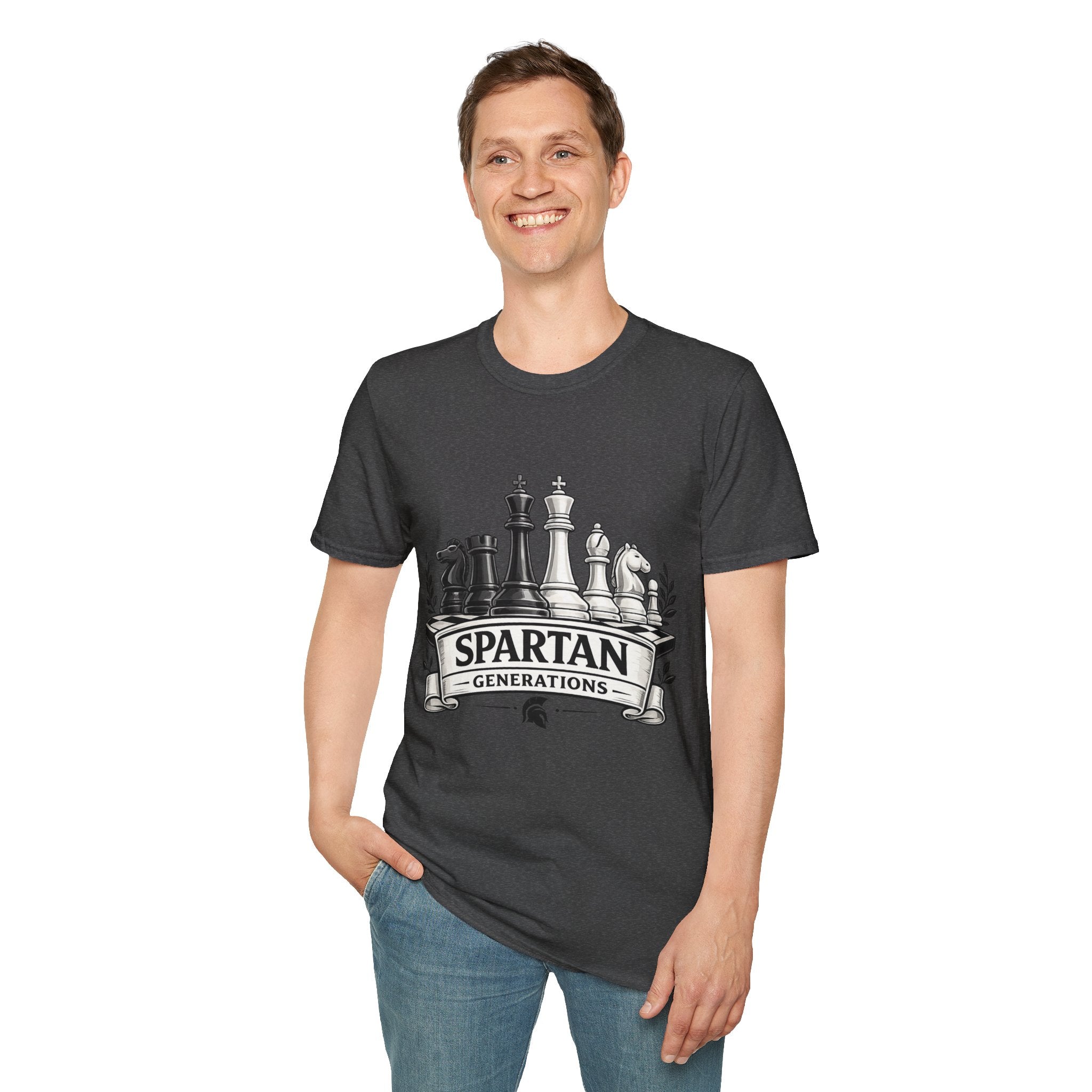 Spartan Generations Chess Pieces T-Shirt