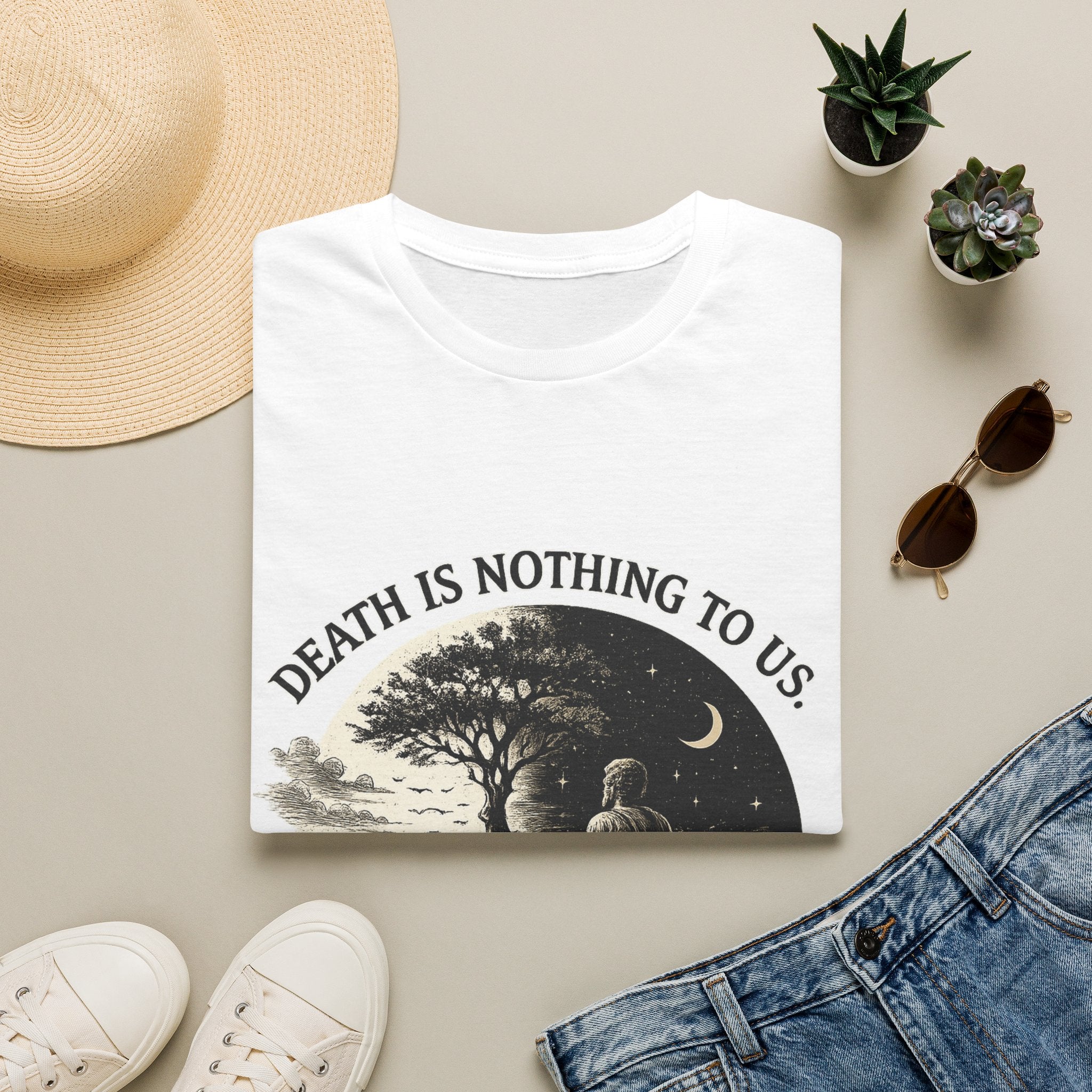 "Death Is Nothing to Us" Inspirational Memorial Tee