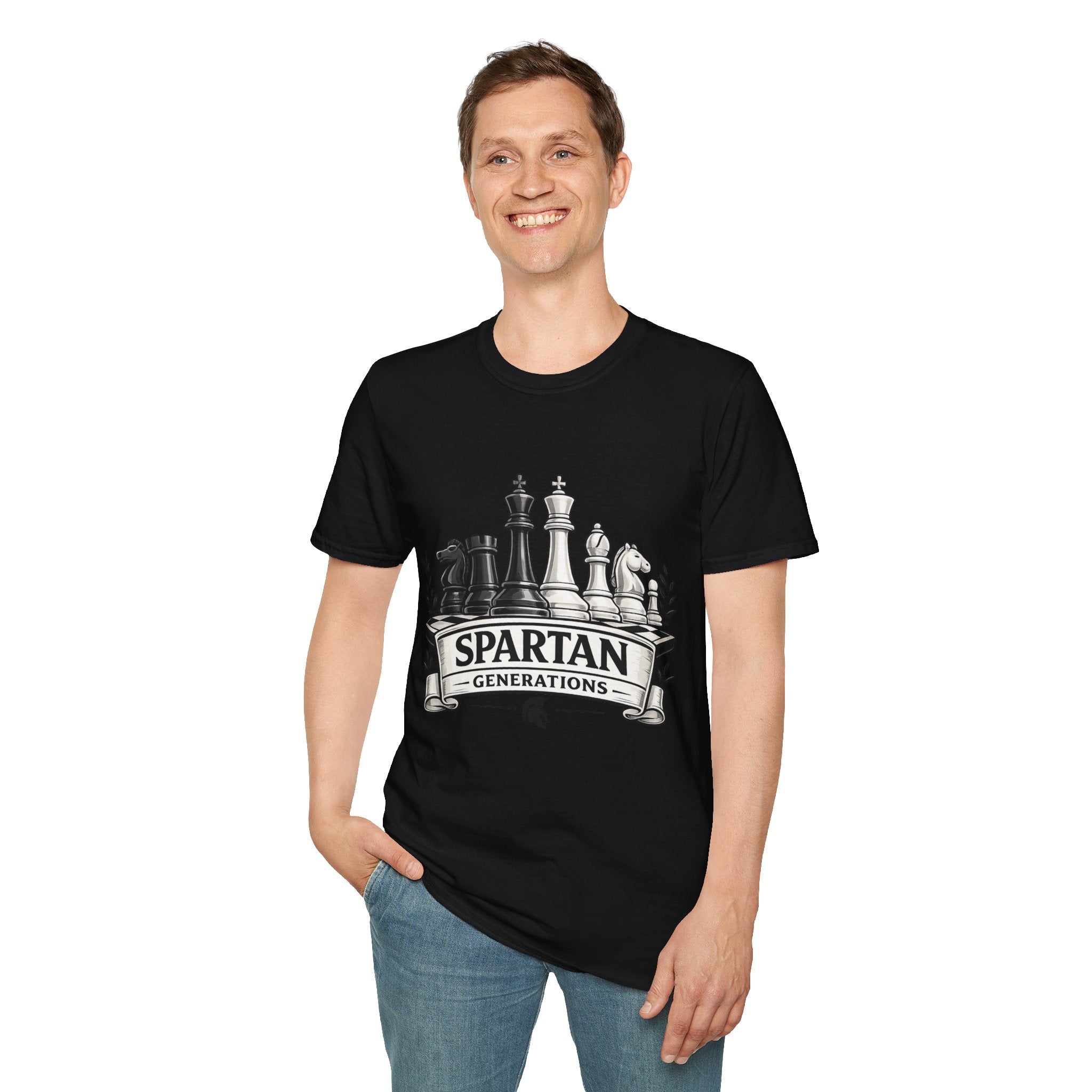 Spartan Generations Chess Pieces T-Shirt