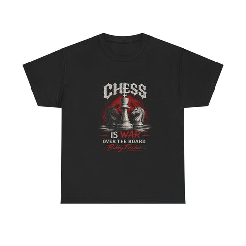 "Chess Is War Over the Board" Bobby Fischer Graphic Tee