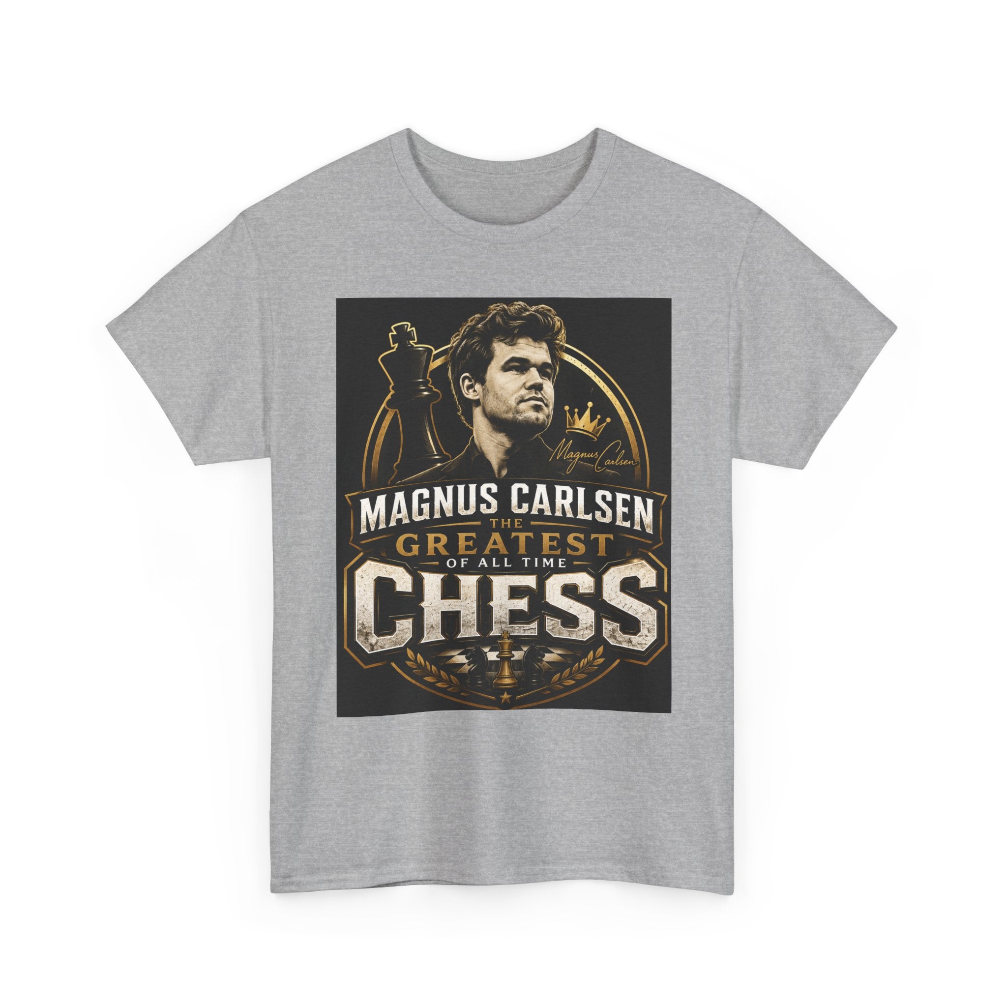 Greatest of All Time Chess T‑Shirt — Magnus Carlsen Tribute