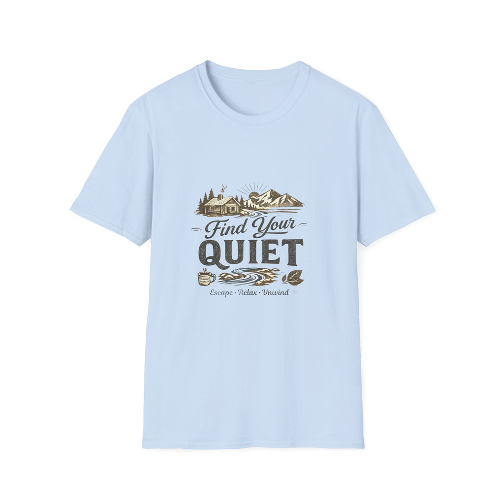 Find Your Quiet Mountain Cabin T‑Shirt