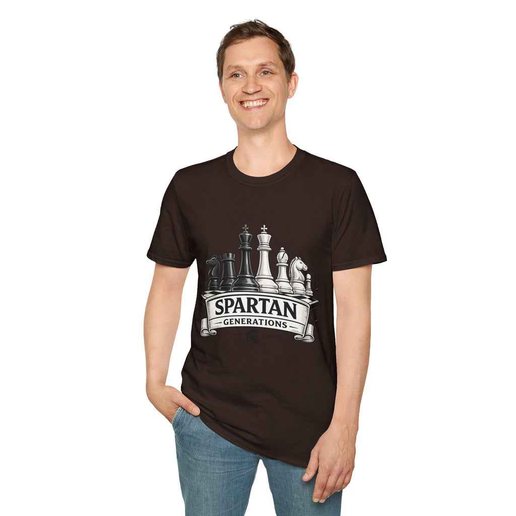 Spartan Generations Chess Pieces T-Shirt