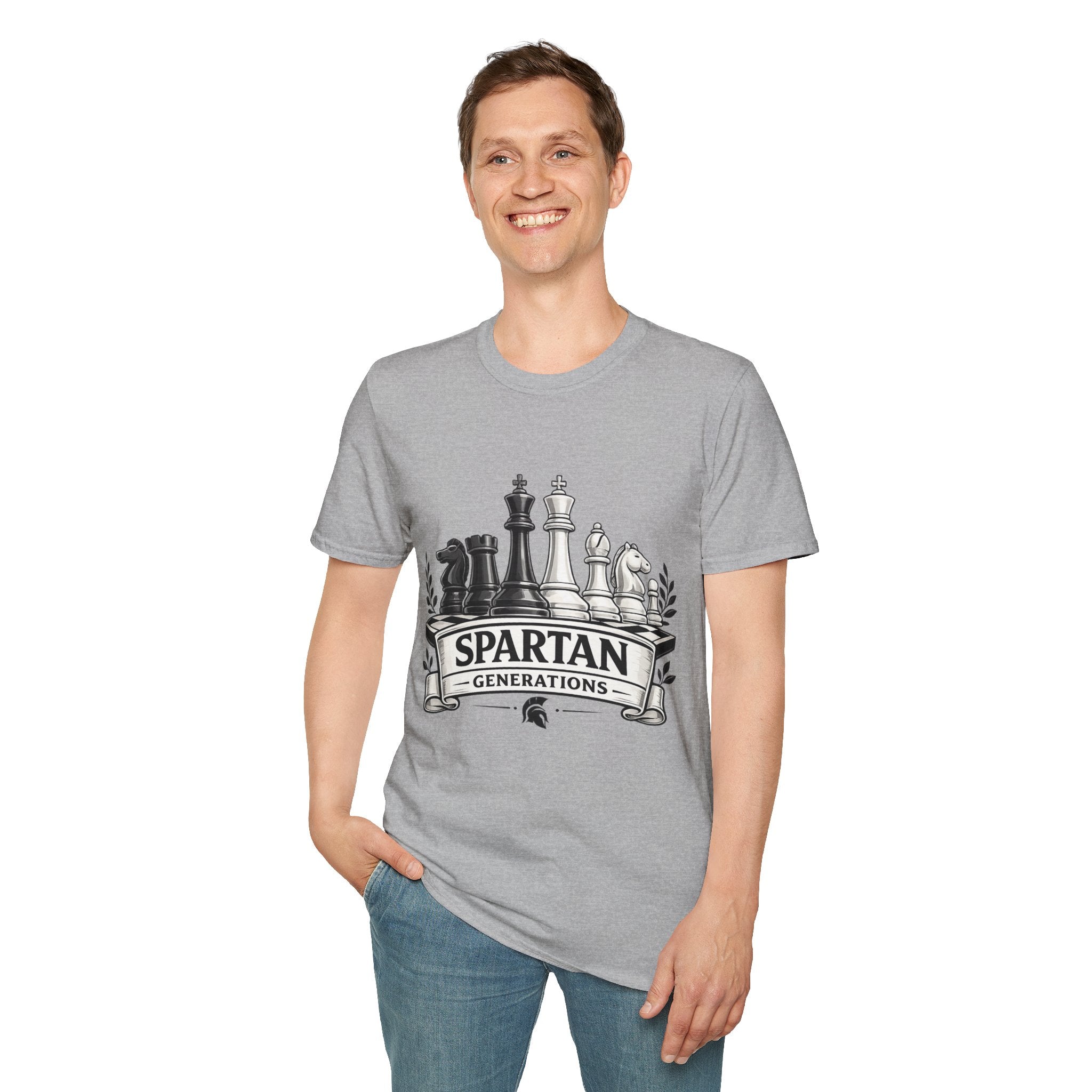 Spartan Generations Chess Pieces T-Shirt