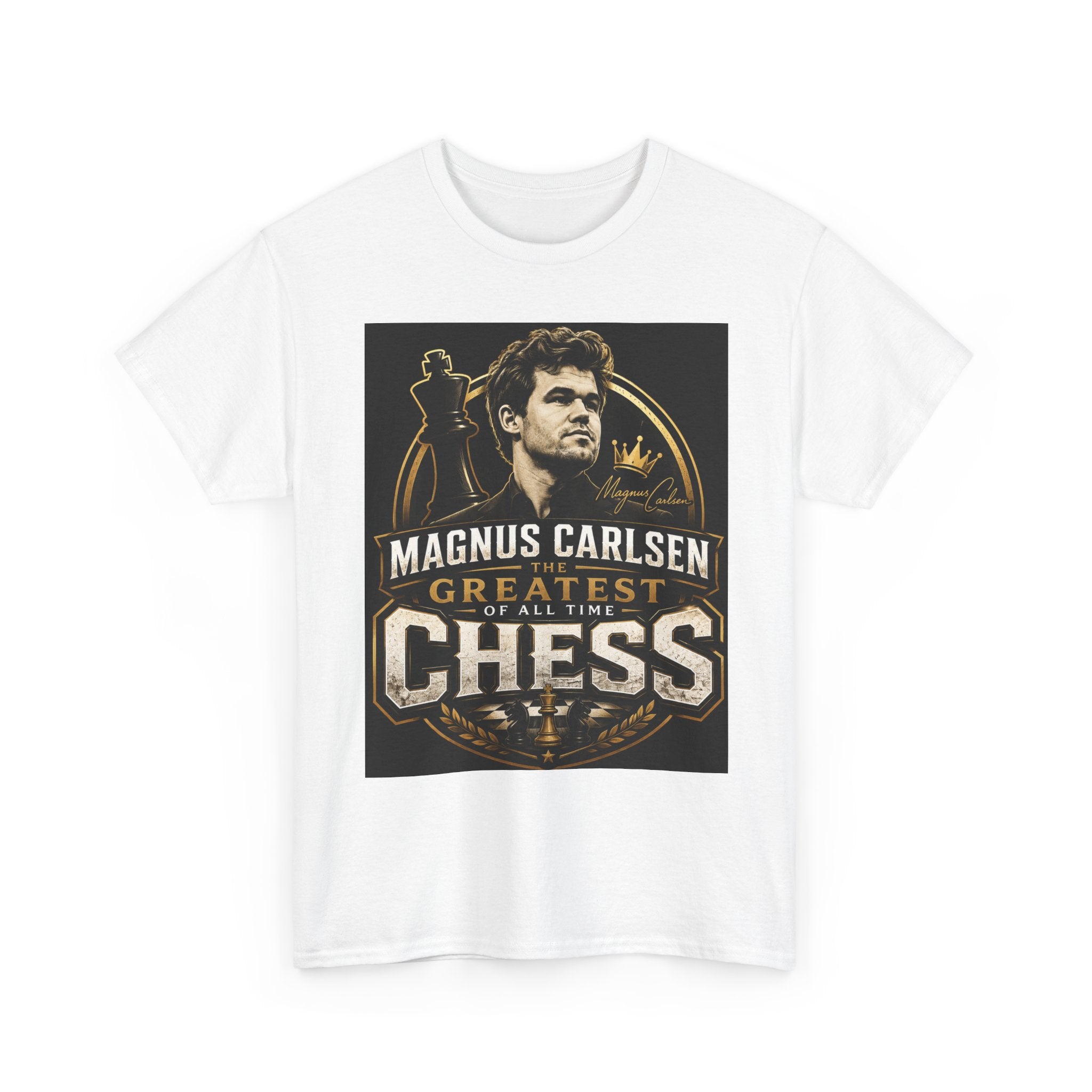 Greatest of All Time Chess T‑Shirt — Magnus Carlsen Tribute
