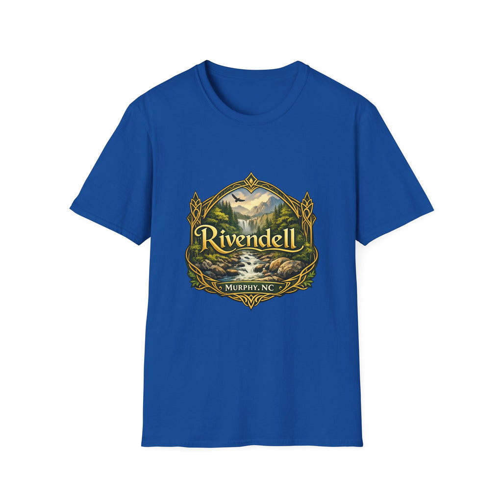 Rivendell Scenic Tee — Vintage Elven Valley Graphic T-Shirt