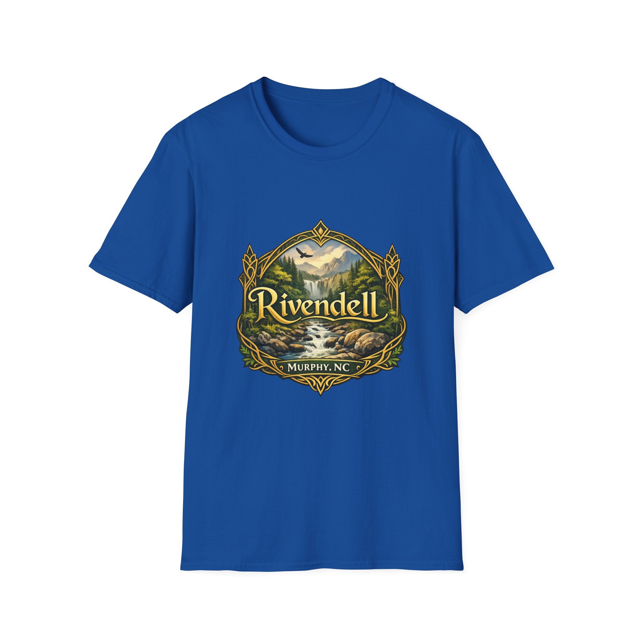 Rivendell Scenic Tee — Vintage Elven Valley Graphic T-Shirt
