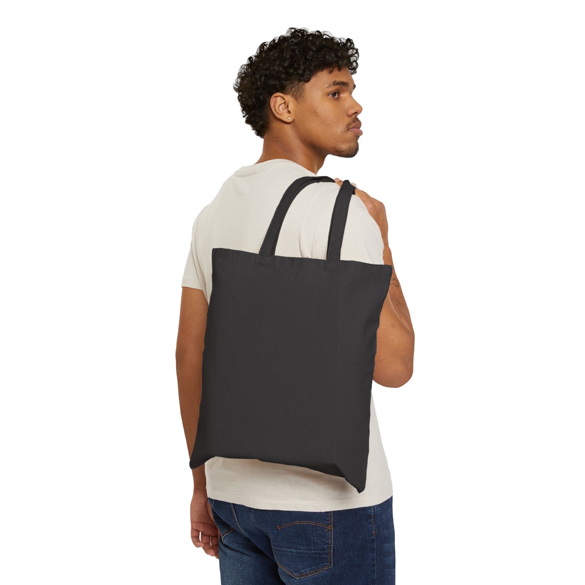 Chess Quote Canvas Tote — "He didn't lose the crown; he decided to give it up."
