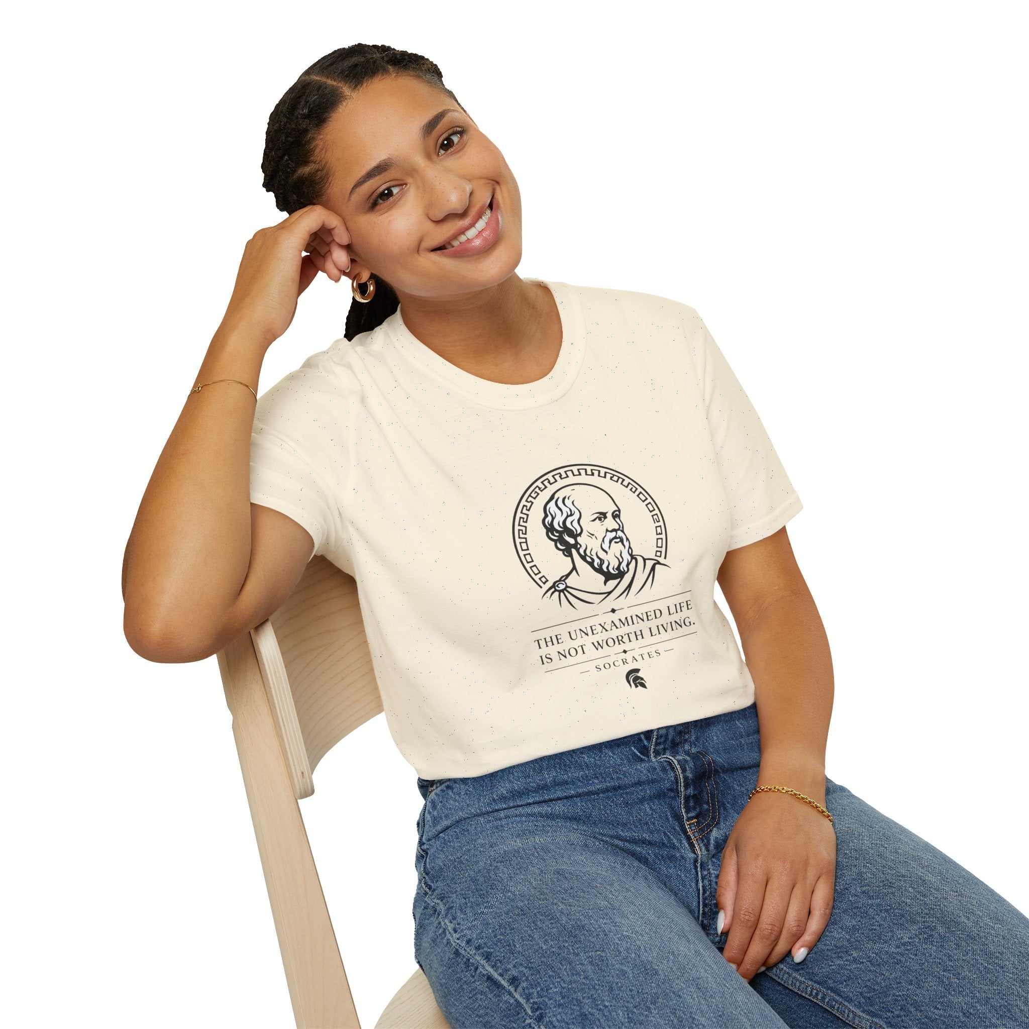 “The Unexamined Life Is Not Worth Living” Classic Socrates Tee