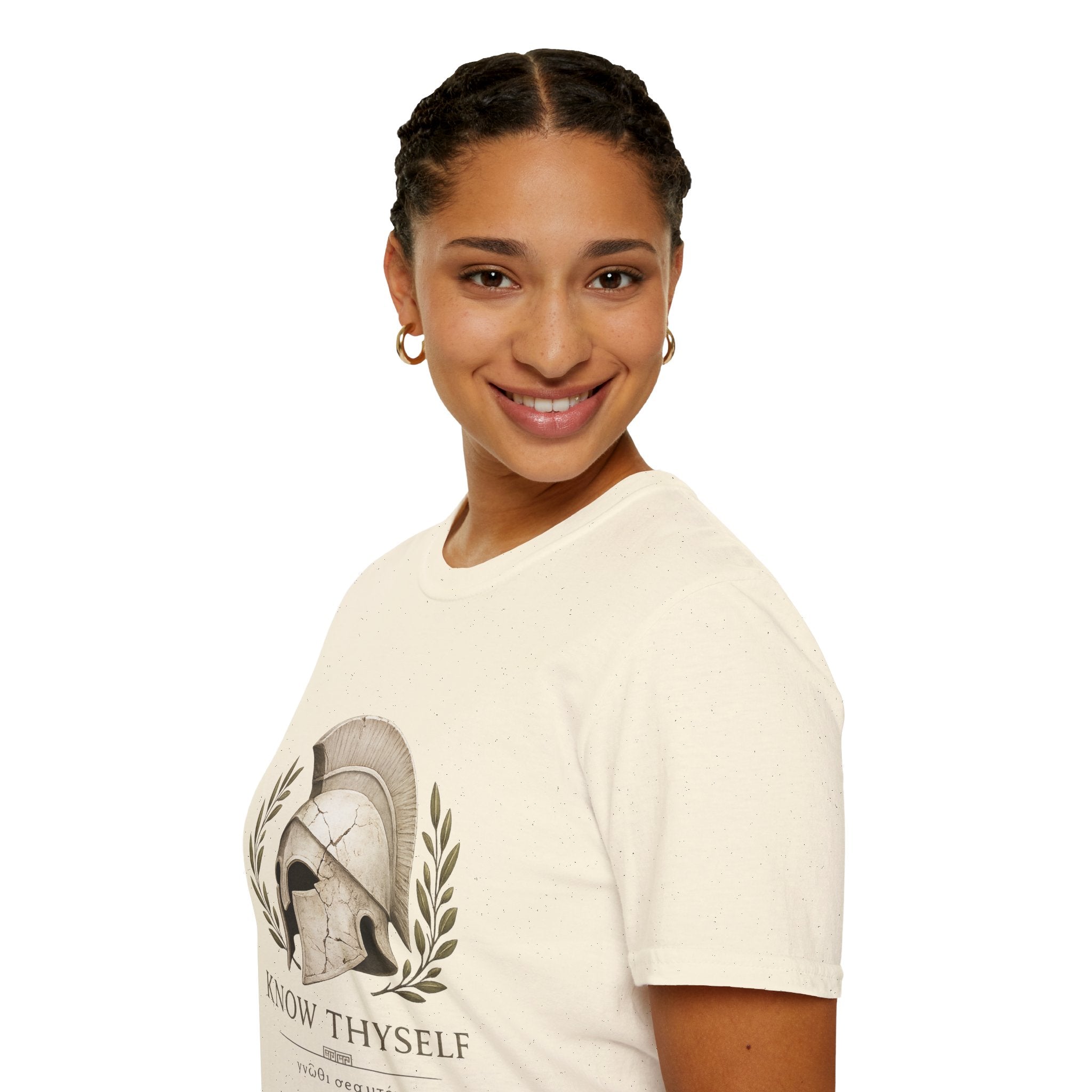"Know Thyself" Classic Greek Warrior Tee