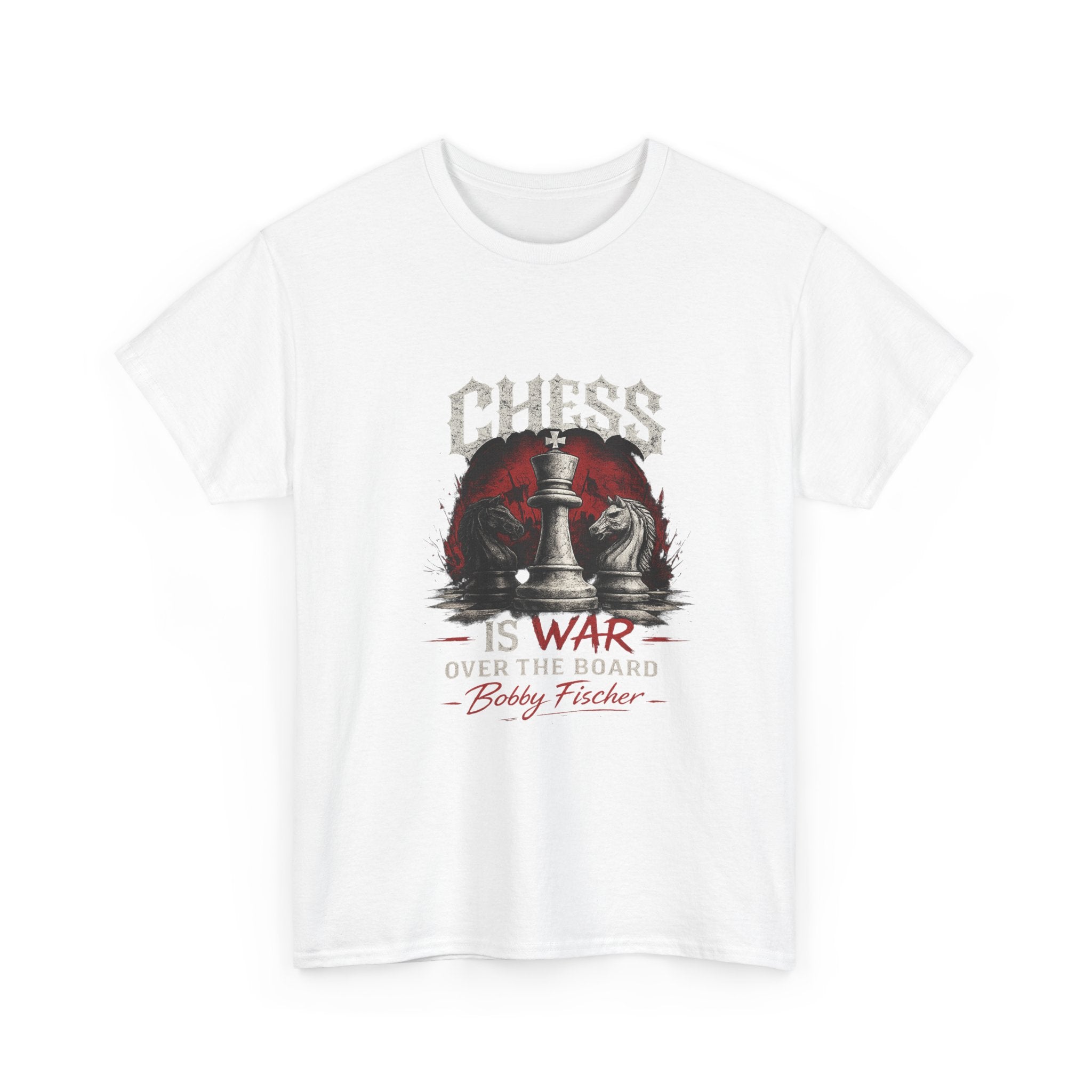 "Chess Is War Over the Board" Bobby Fischer Graphic Tee