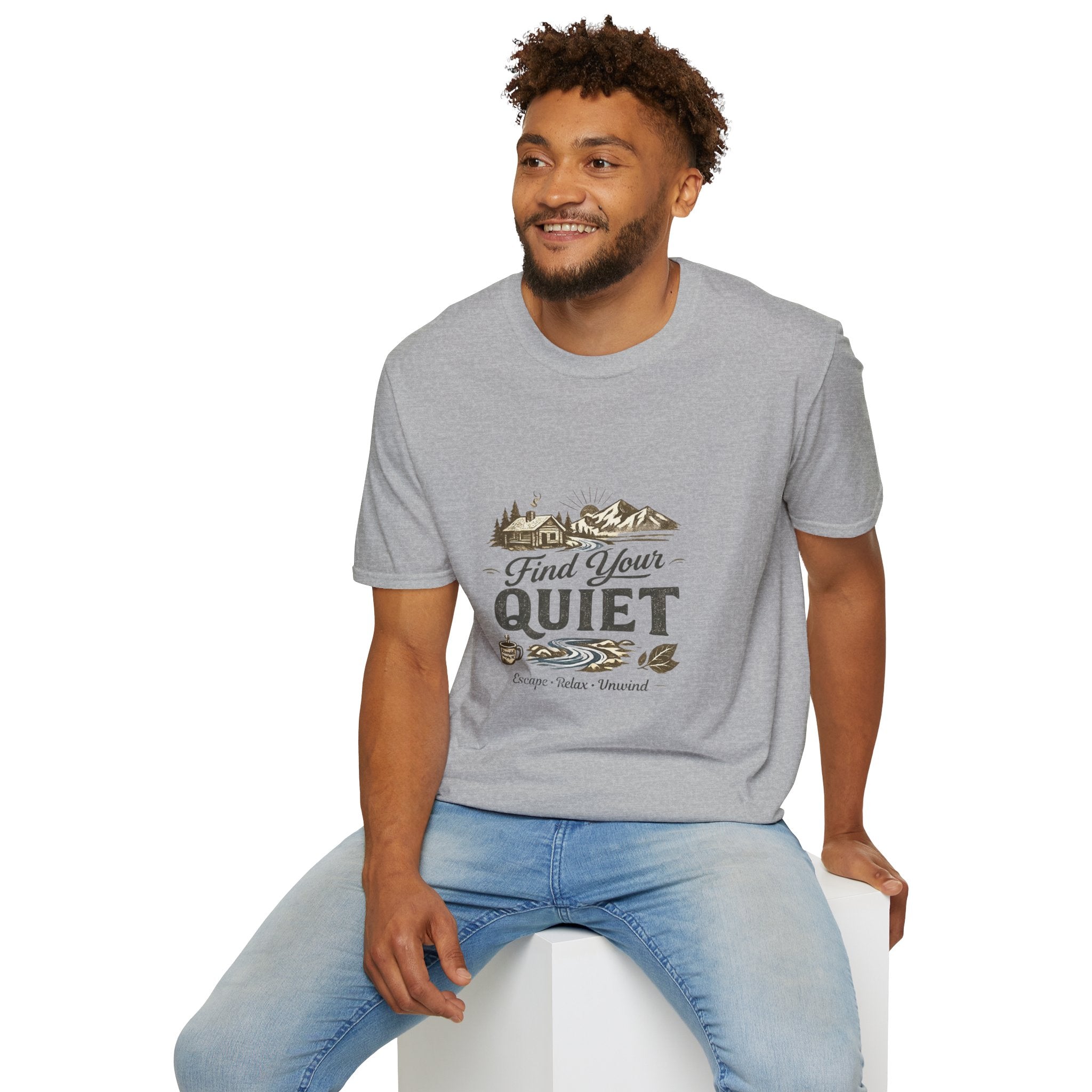 Find Your Quiet Mountain Cabin T‑Shirt