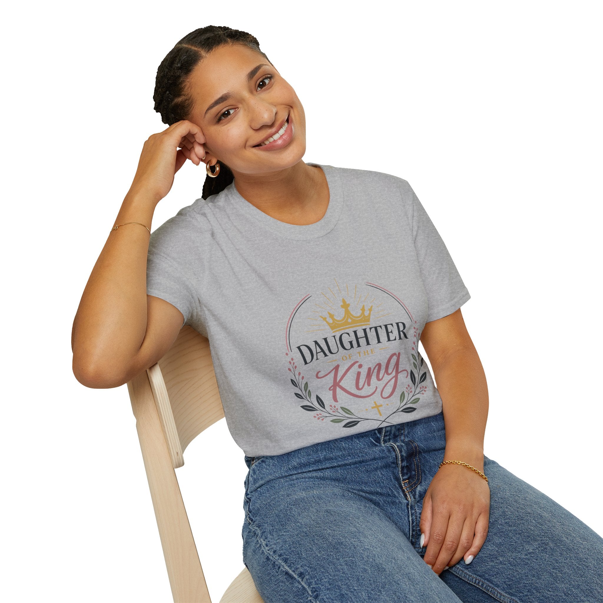 Daughter of the King T-Shirt — Christian Crown Faith Tee