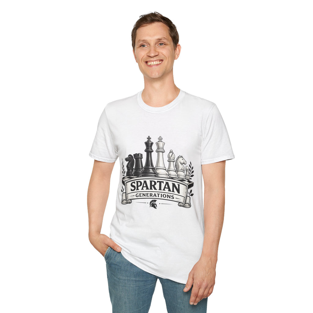 Spartan Generations Chess Pieces T-Shirt