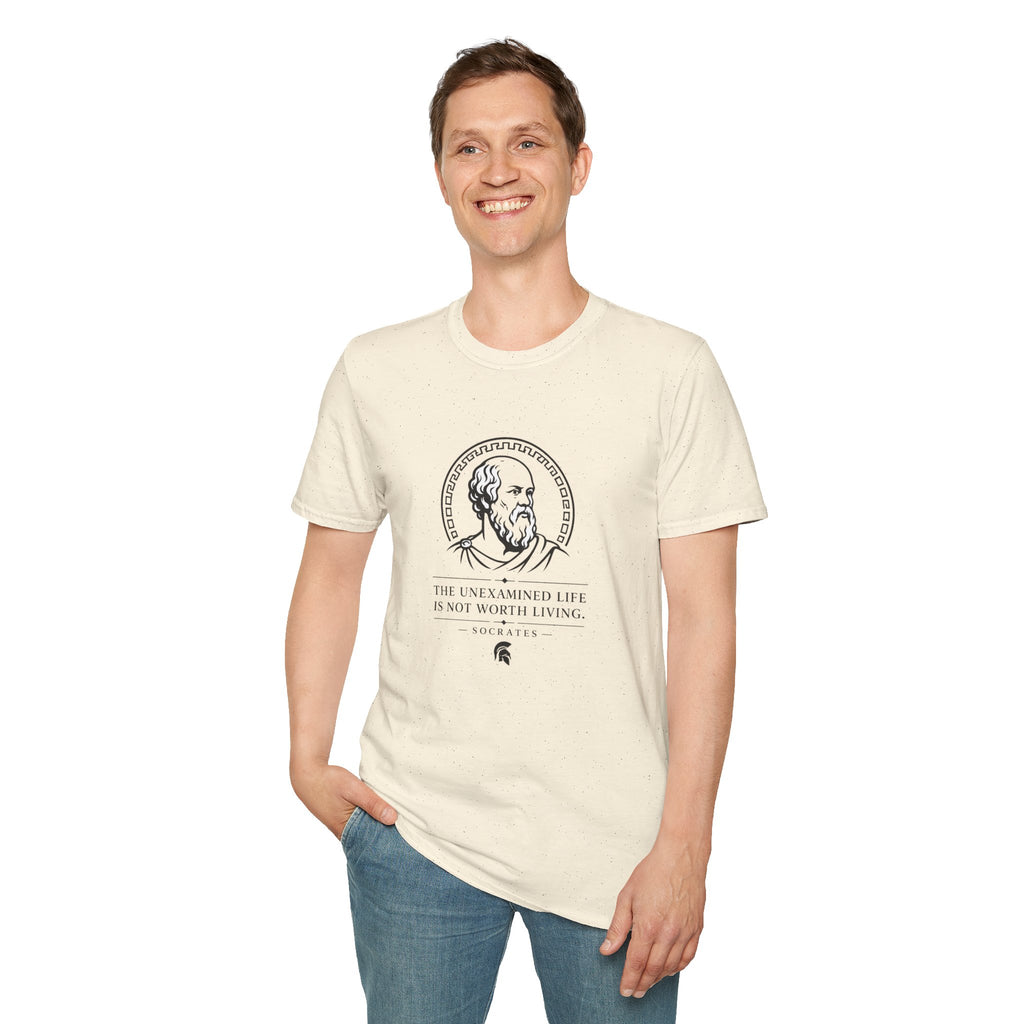 “The Unexamined Life Is Not Worth Living” Classic Socrates Tee