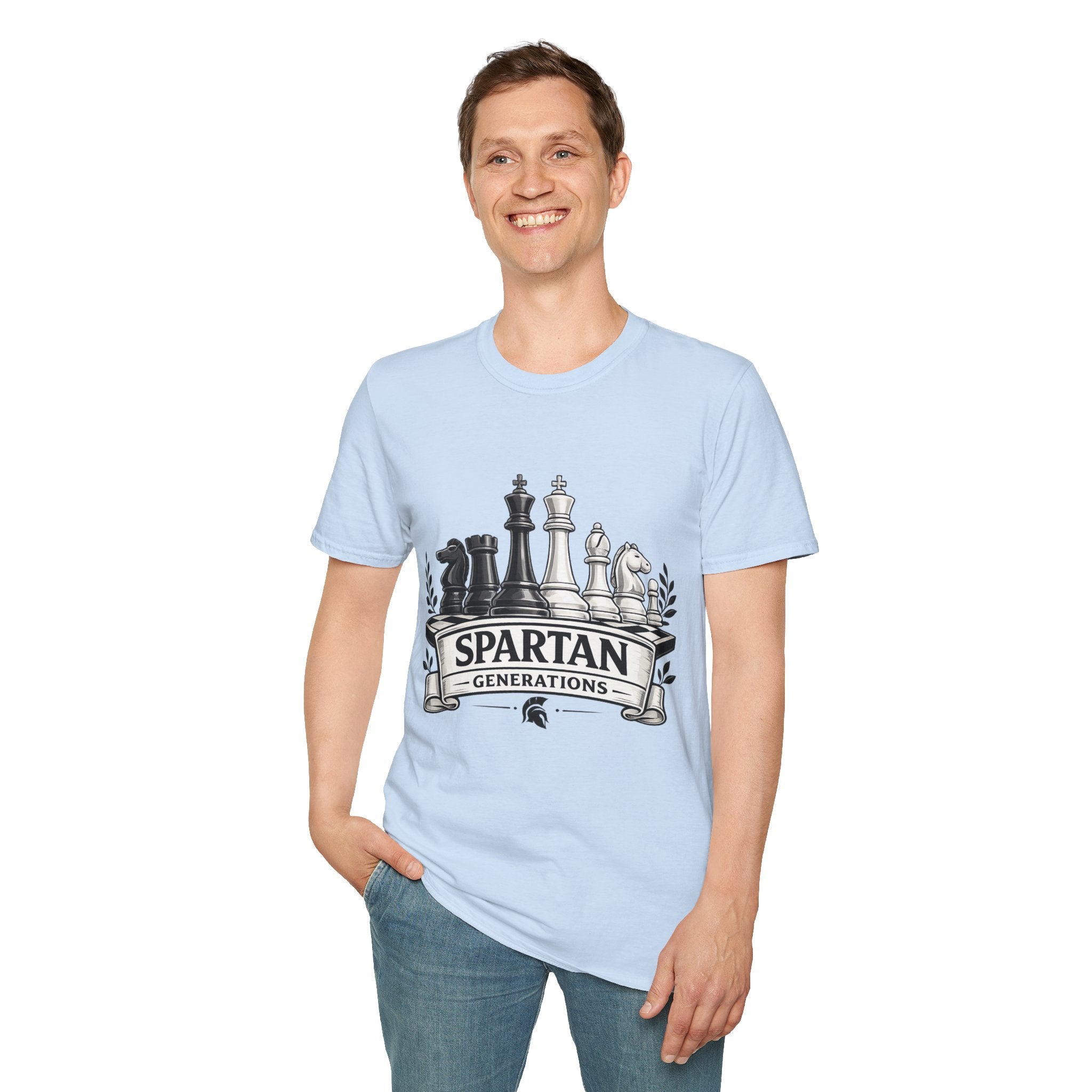 Spartan Generations Chess Pieces T-Shirt