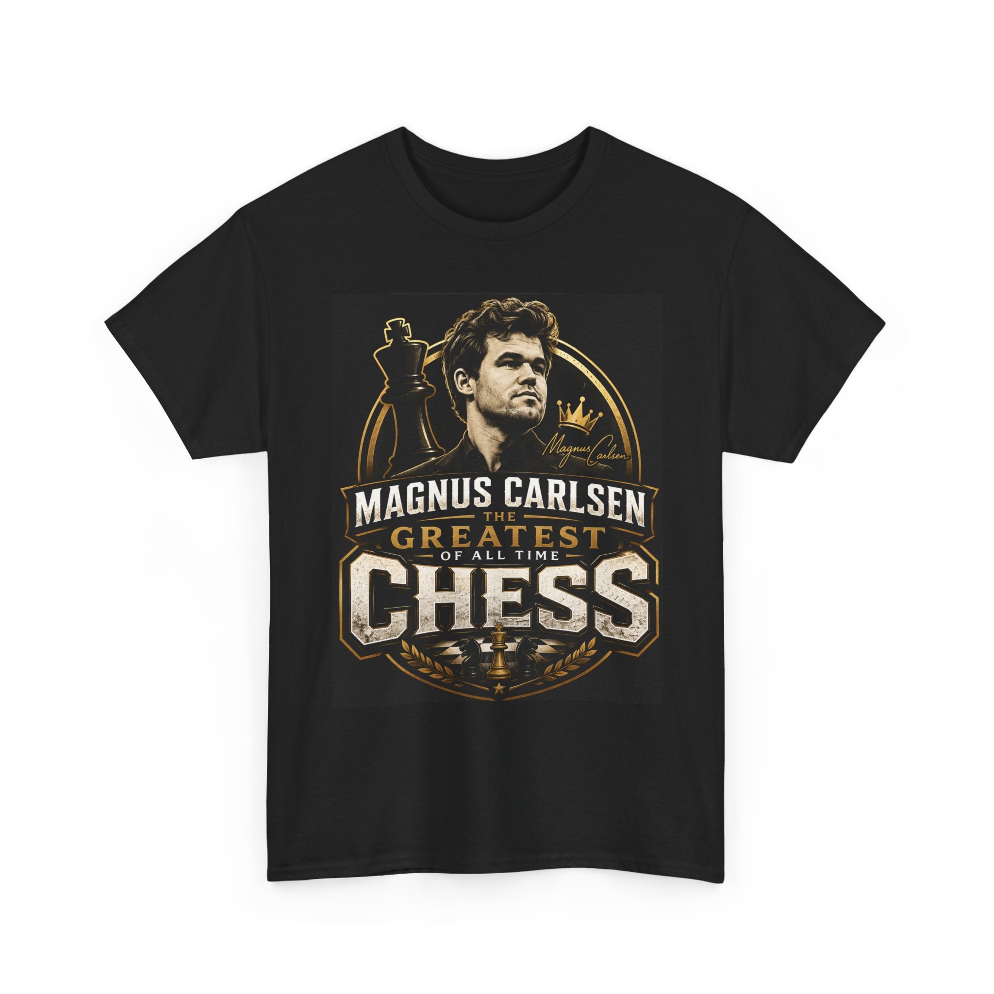 Greatest of All Time Chess T‑Shirt — Magnus Carlsen Tribute
