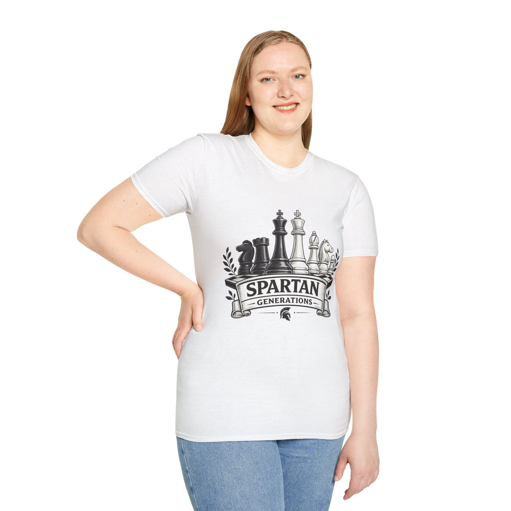 Spartan Generations Chess Pieces T-Shirt