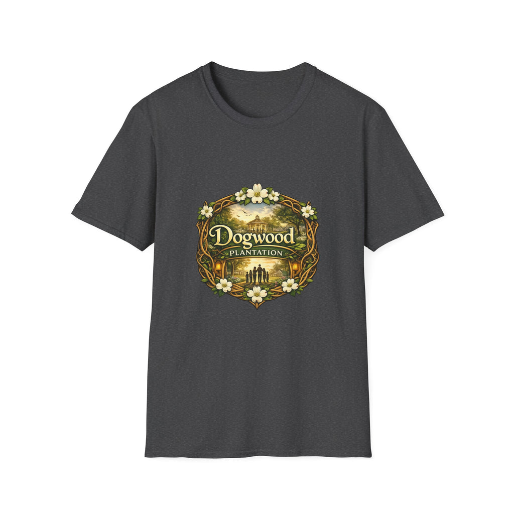 Dogwood Plantation T‑Shirt — Vintage Floral Southern Estate Tee