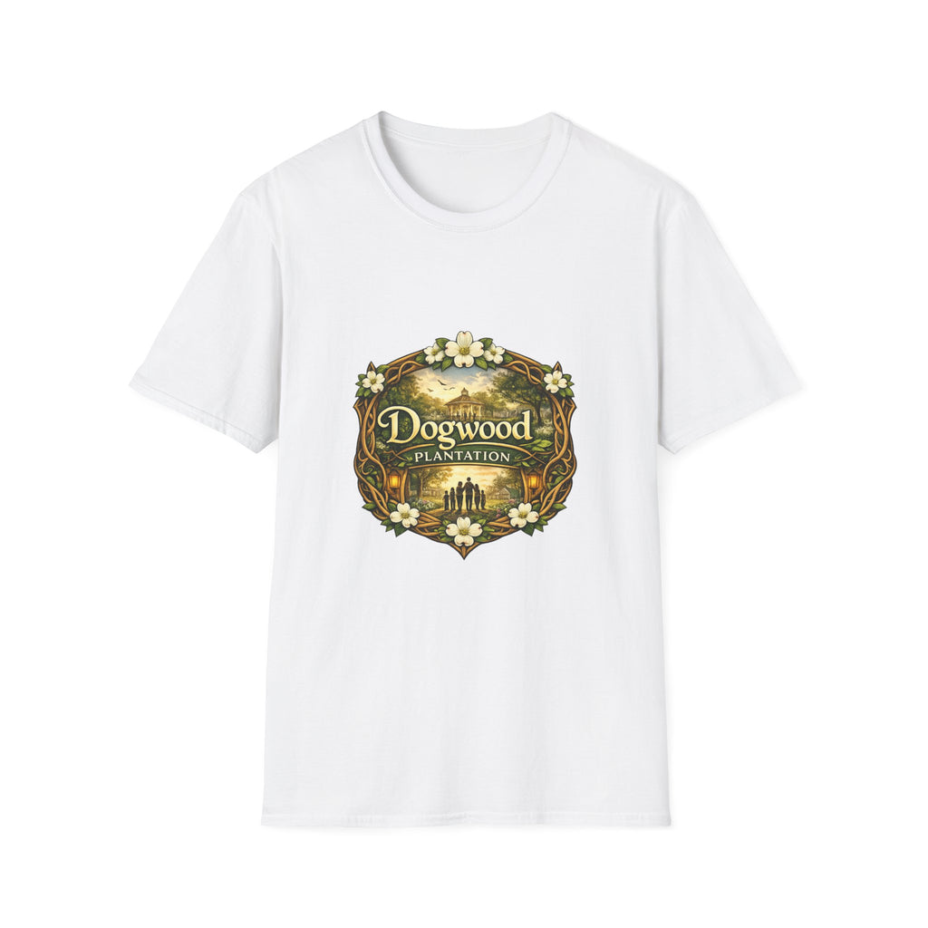 Dogwood Plantation T‑Shirt — Vintage Floral Southern Estate Tee