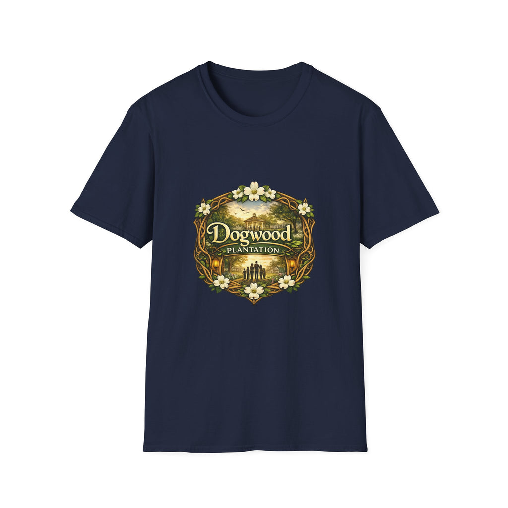 Dogwood Plantation T‑Shirt — Vintage Floral Southern Estate Tee