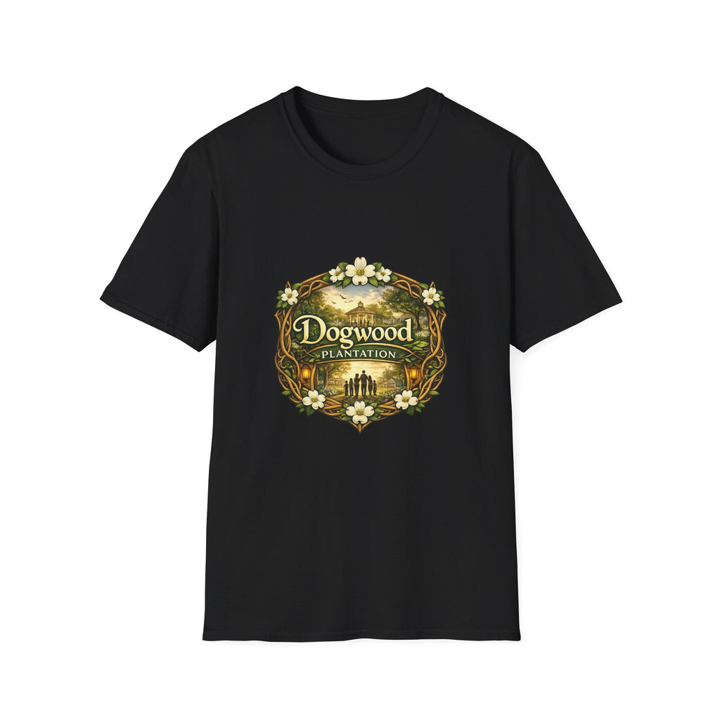 Dogwood Plantation T‑Shirt — Vintage Floral Southern Estate Tee