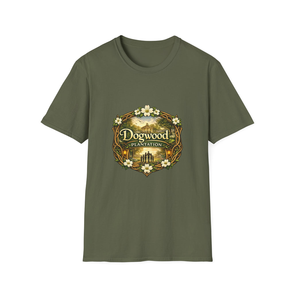 Dogwood Plantation T‑Shirt — Vintage Floral Southern Estate Tee