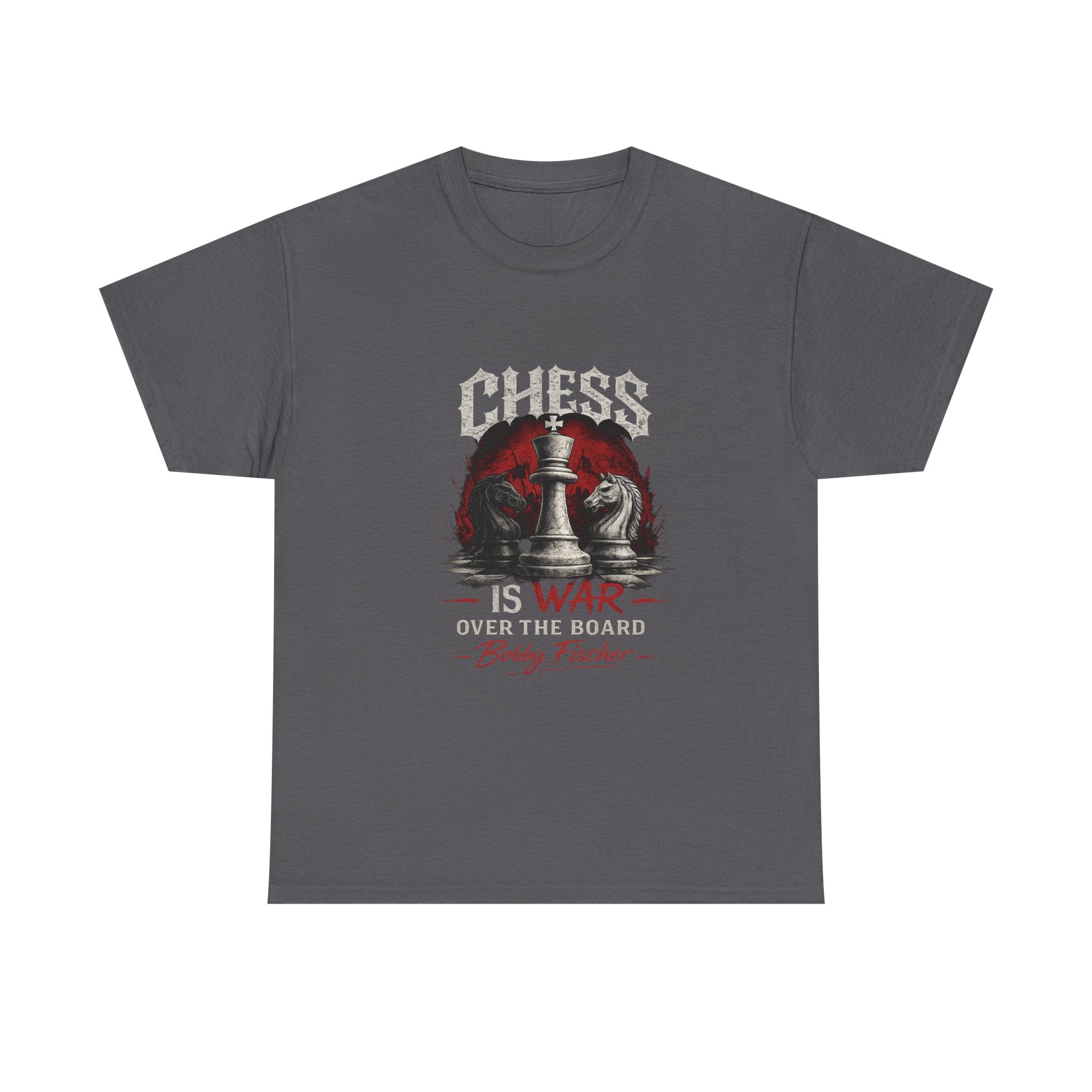 "Chess Is War Over the Board" Bobby Fischer Graphic Tee