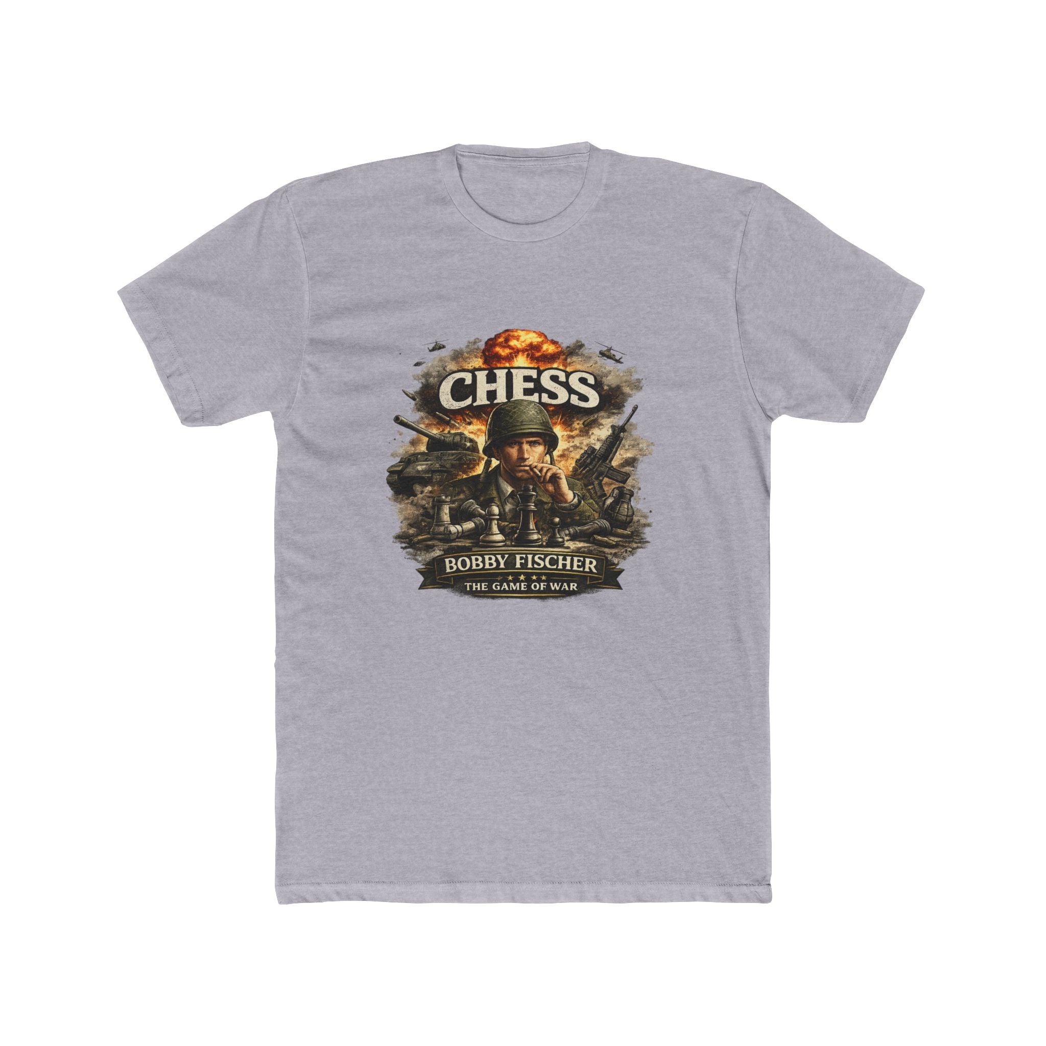 Chess Bobby Fischer Vintage Tee - Retro Chess Champion Graphic T-Shirt