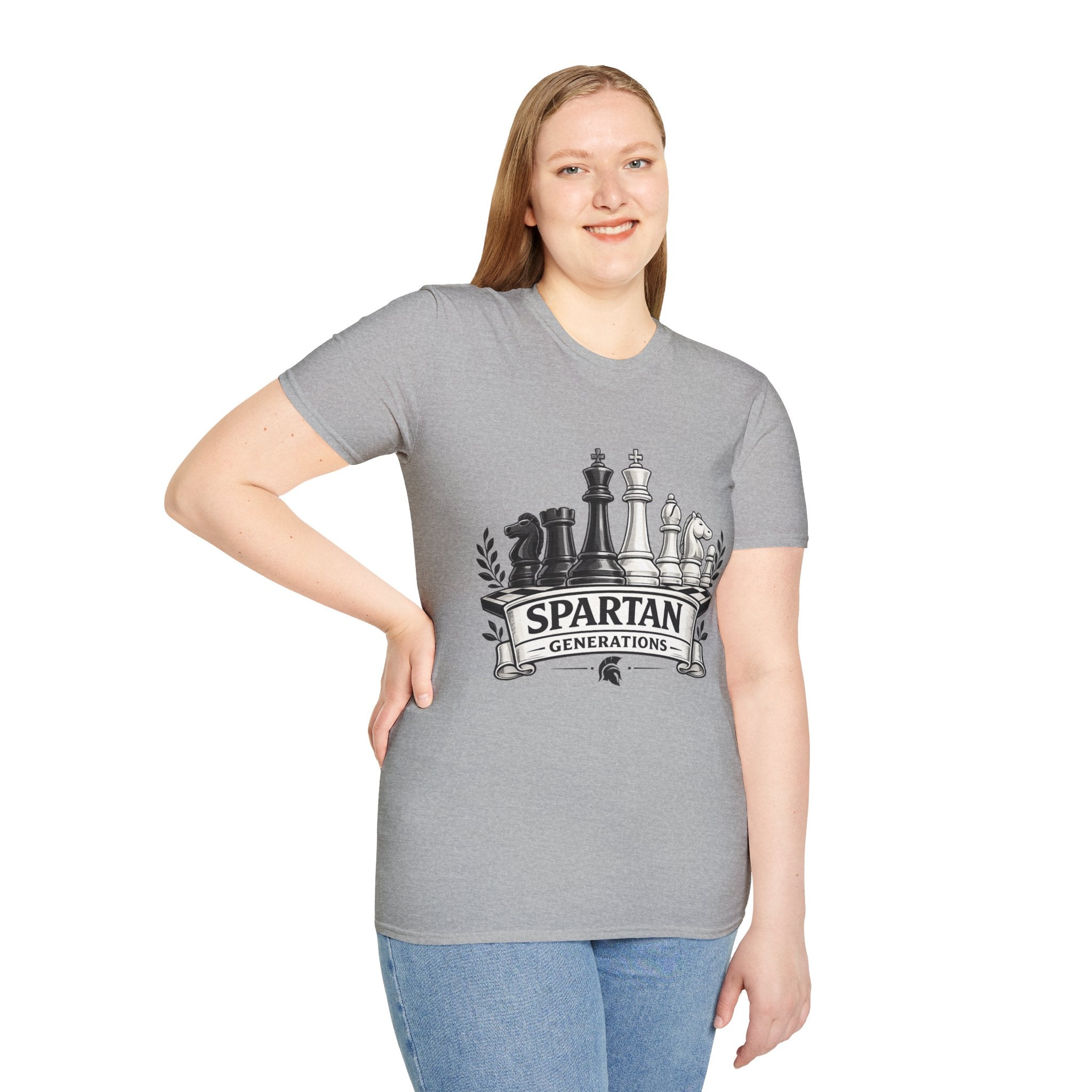Spartan Generations Chess Pieces T-Shirt