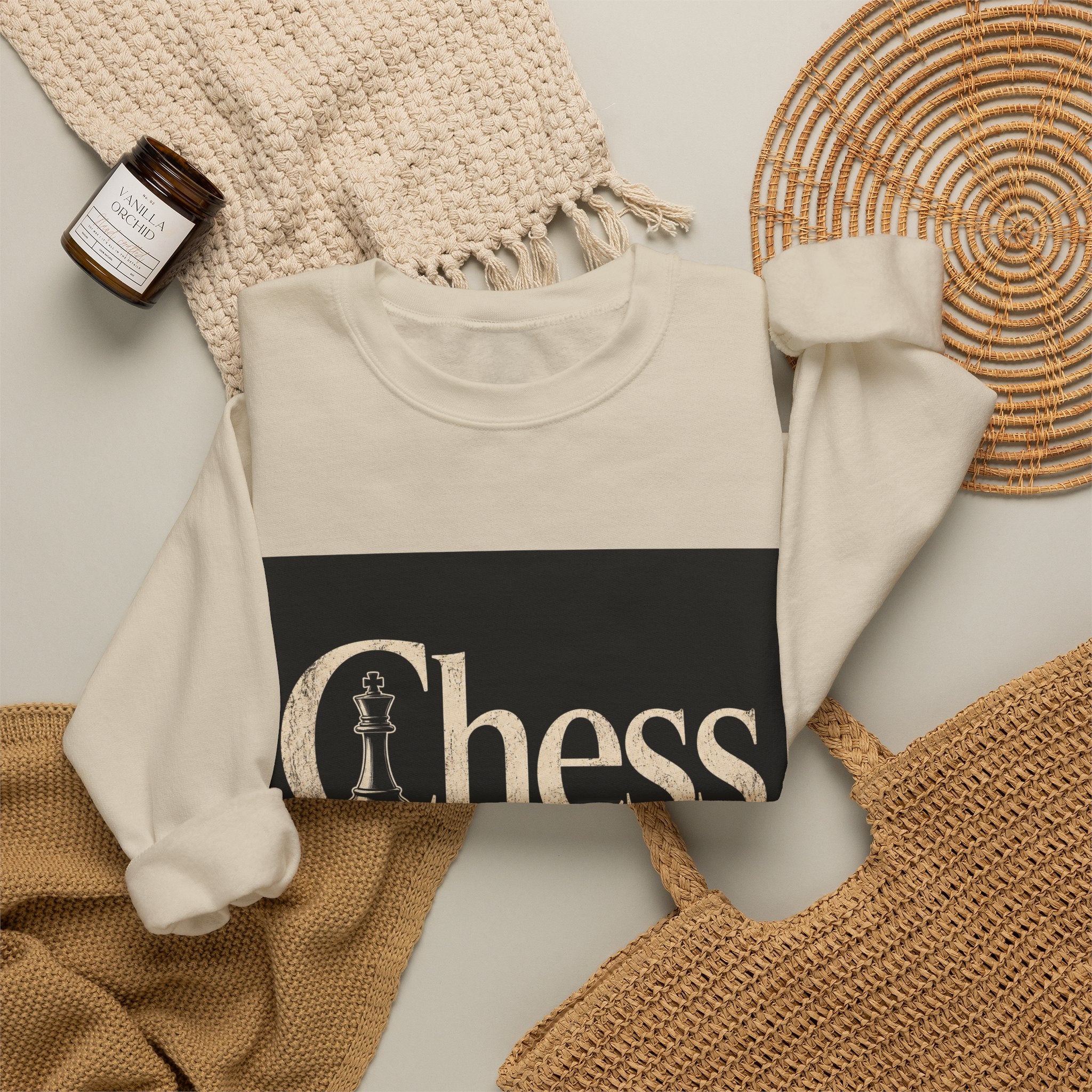 Chess Crewneck Sweatshirt – ‘He didn't lose the crown, he decided to give it up’