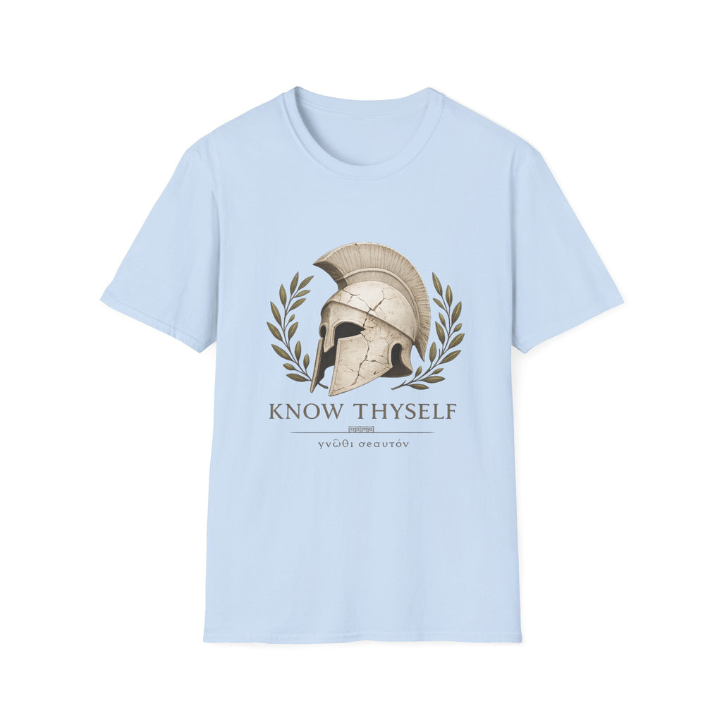 "Know Thyself" Classic Greek Warrior Tee