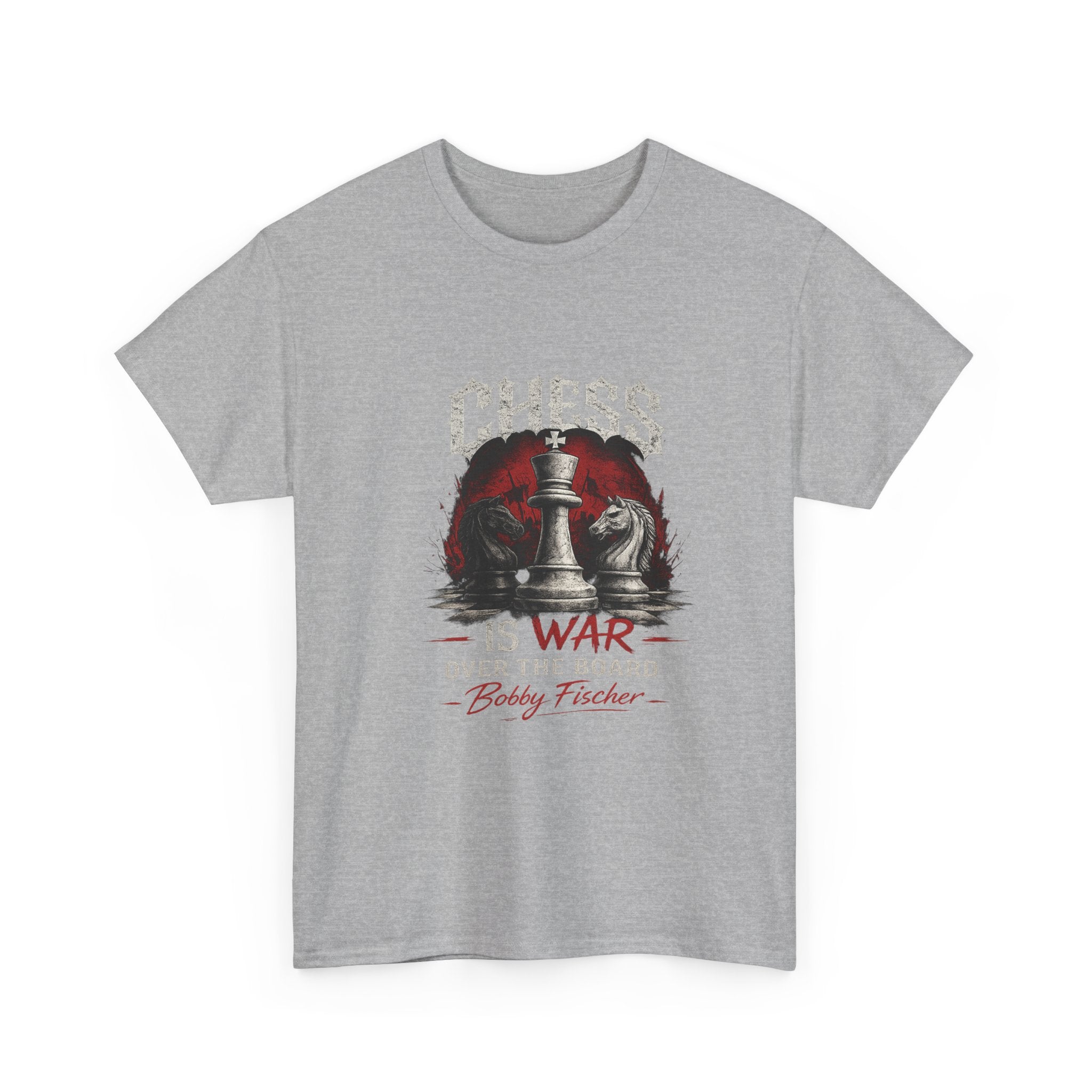 "Chess Is War Over the Board" Bobby Fischer Graphic Tee