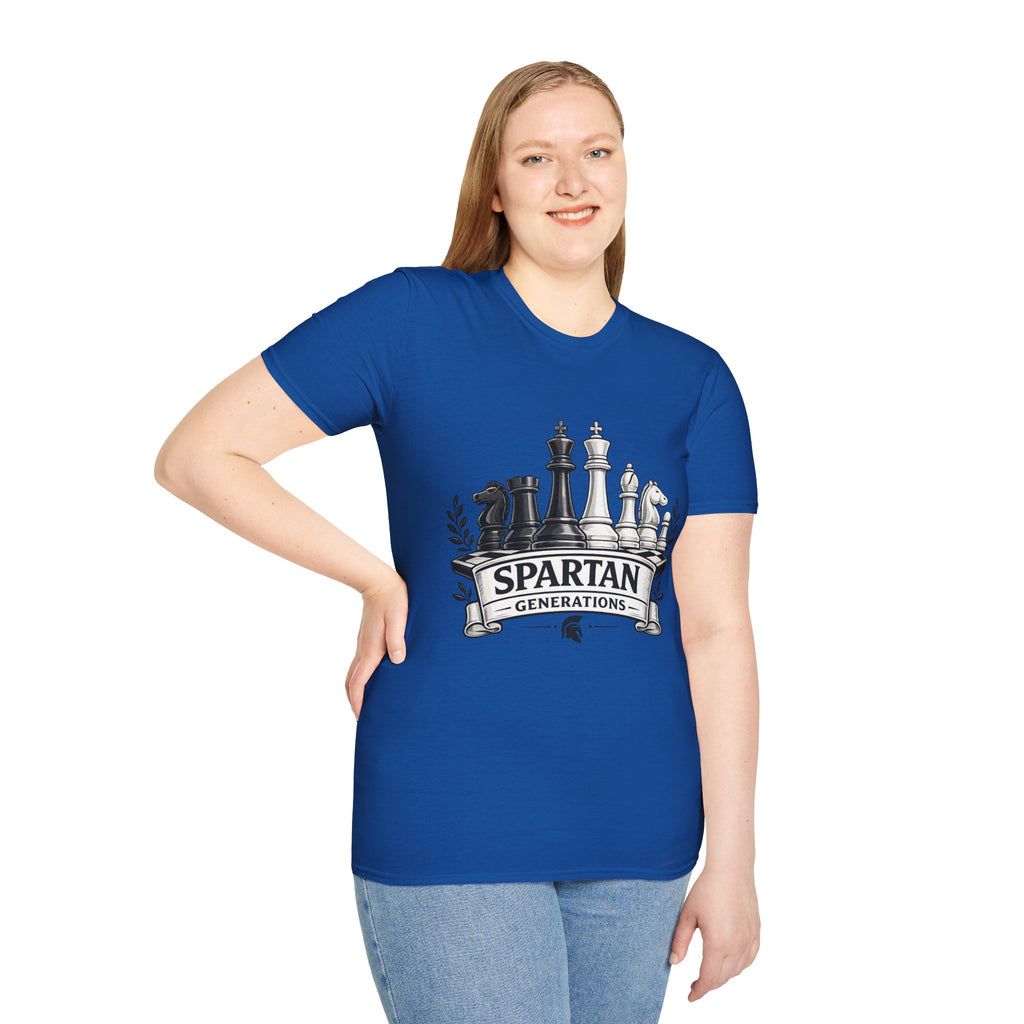 Spartan Generations Chess Pieces T-Shirt