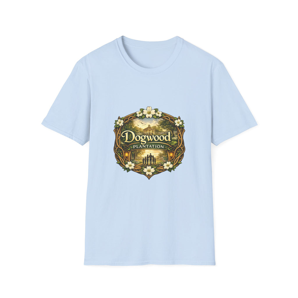Dogwood Plantation T‑Shirt — Vintage Floral Southern Estate Tee
