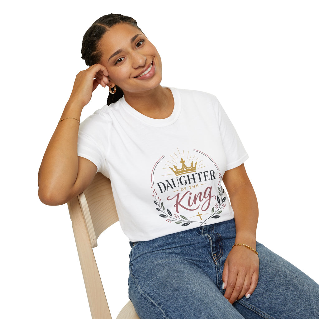 Daughter of the King T-Shirt — Christian Crown Faith Tee