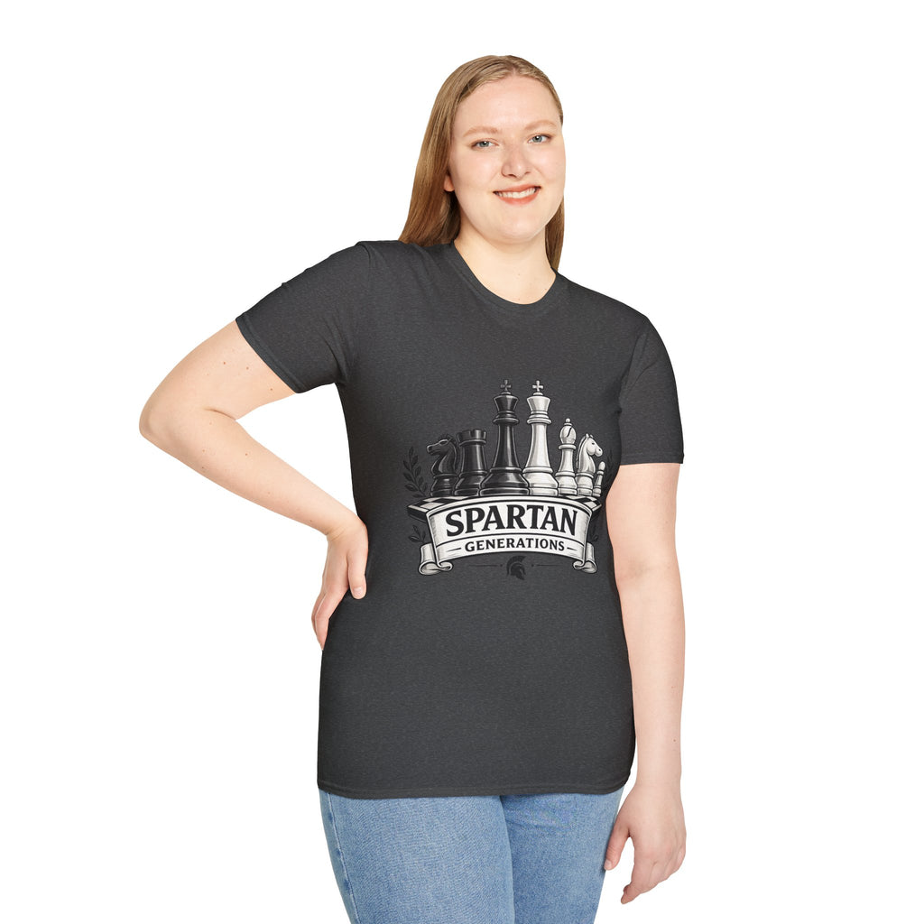 Spartan Generations Chess Pieces T-Shirt